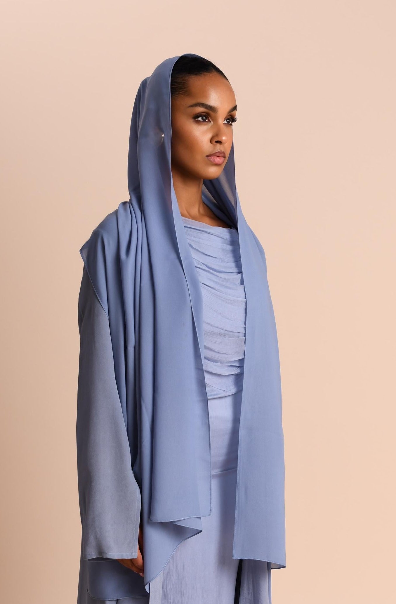 Sheila en Mousseline - Bleu Poudré — Modeen