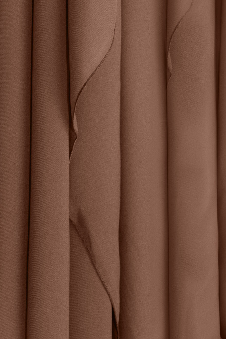 Sheila en Mousseline - Marron — Modeen