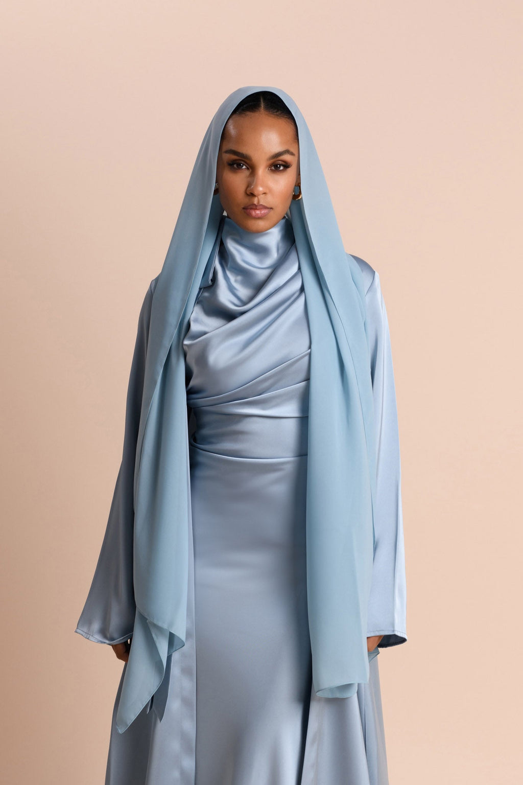 Sheila en Mousseline - Bleu Aurore — Modeen
