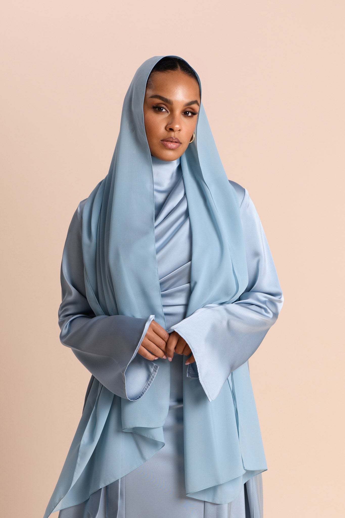 Sheila en Mousseline - Bleu Aurore — Modeen