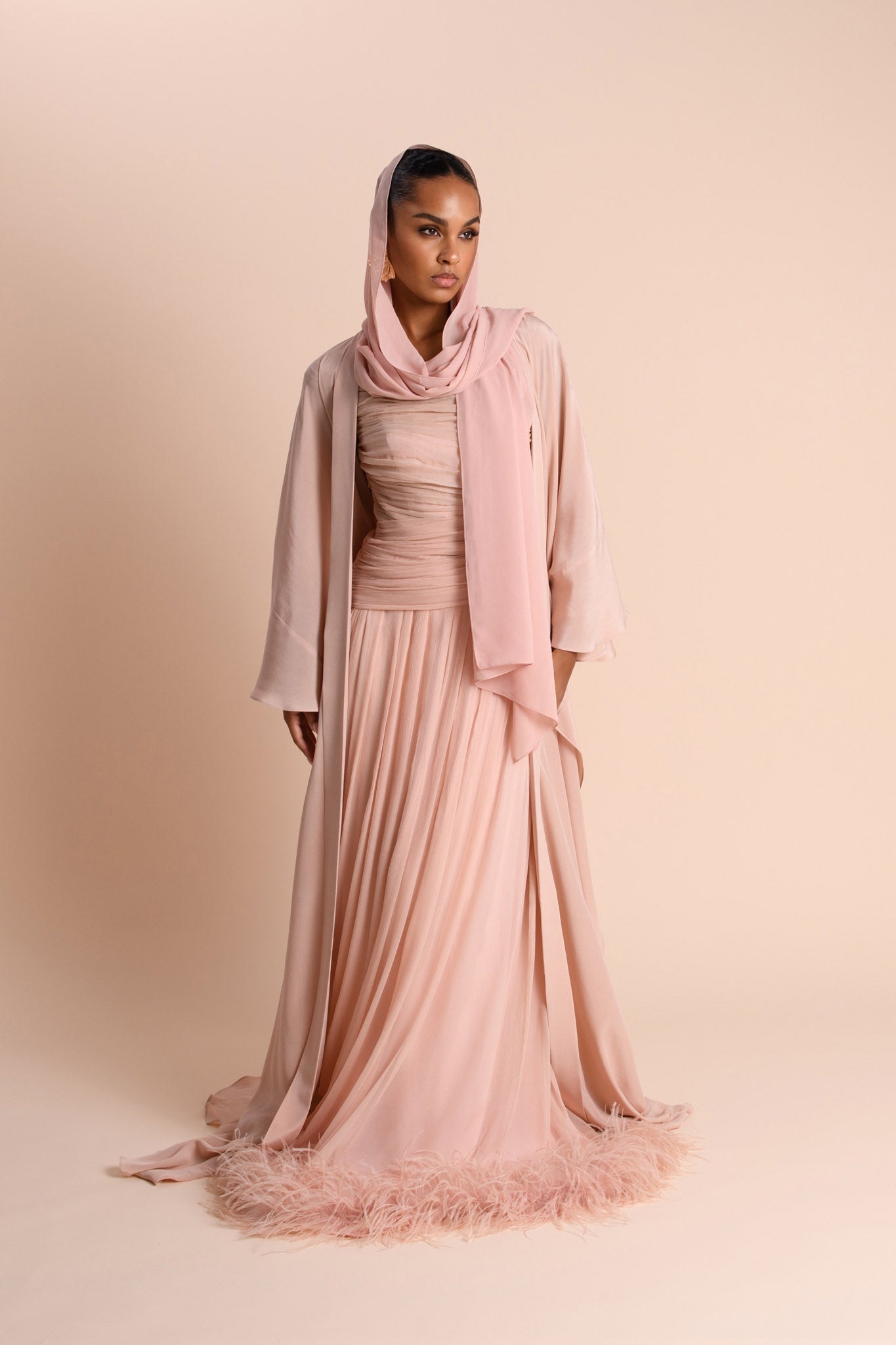 Sheila en Mousseline - Rose Poudré — Modeen