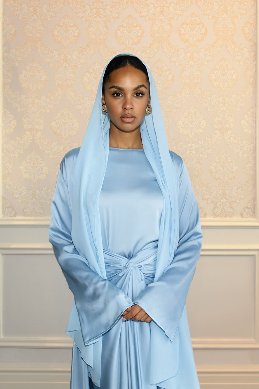 Sheila en Mousseline - Bleu — Modeen