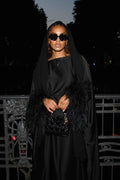 Caftan à Plumes - Noir — Modeen