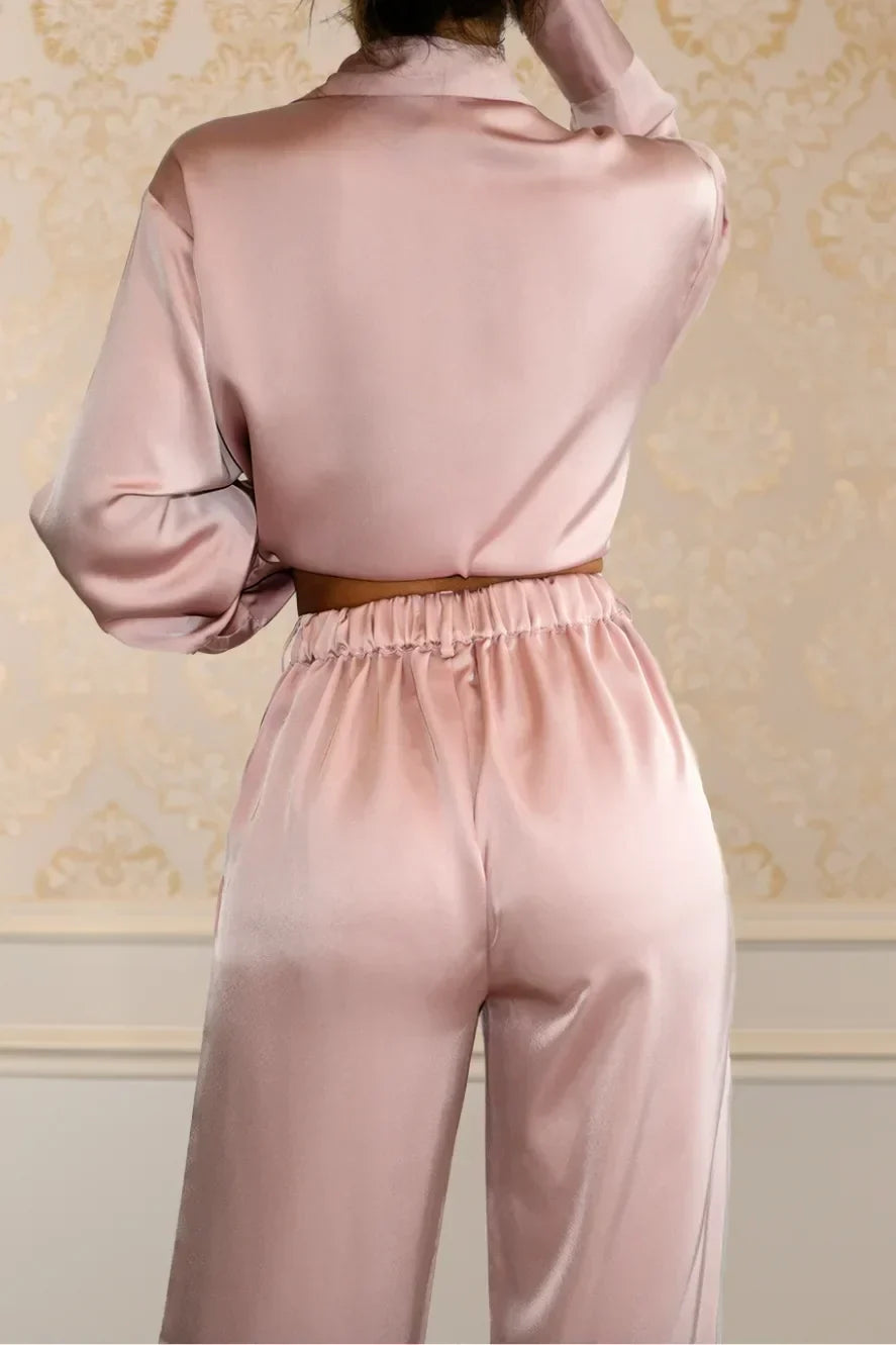 Ensemble Chemise & Pantalon Studio - Vieux Rose — Modeen