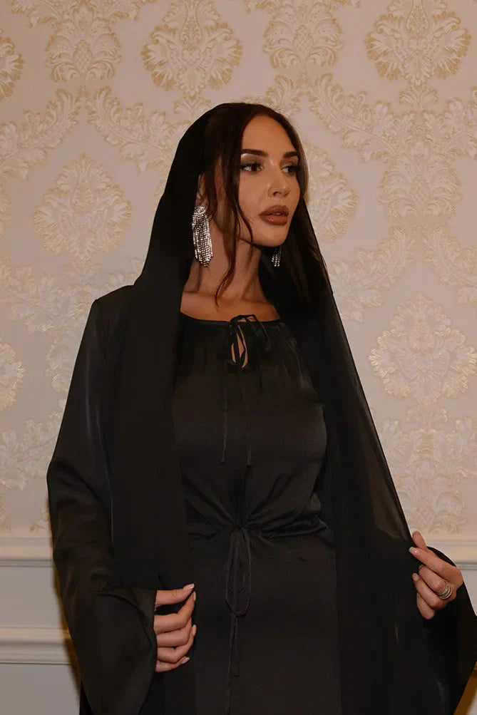 Sheila en Mousseline - Noir — Modeen