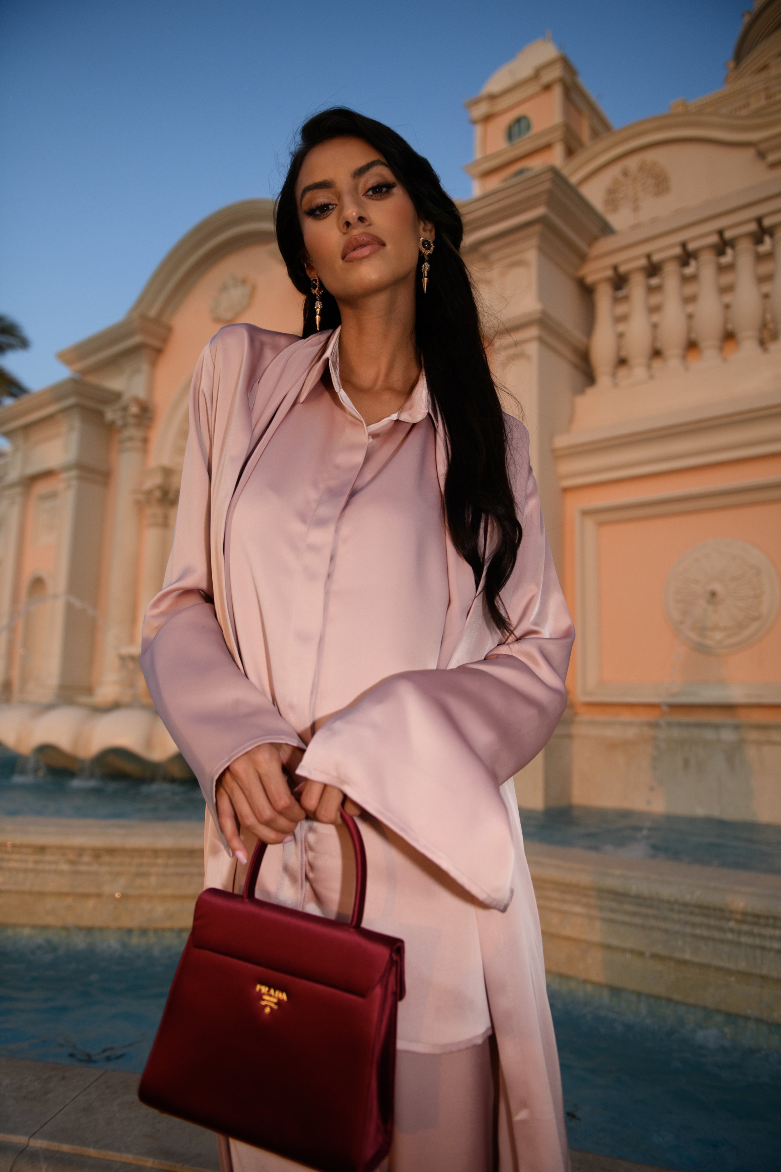Ensemble Chemise & Pantalon Studio - Vieux Rose — Modeen