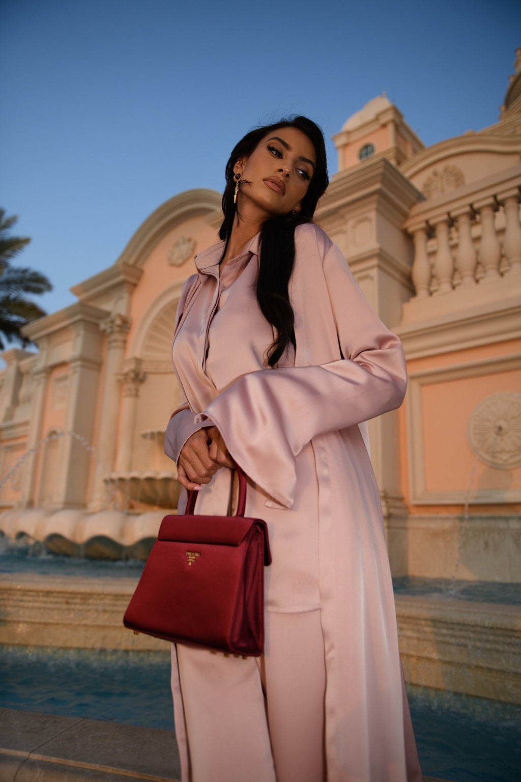 Ensemble Chemise & Pantalon Studio - Vieux Rose — Modeen