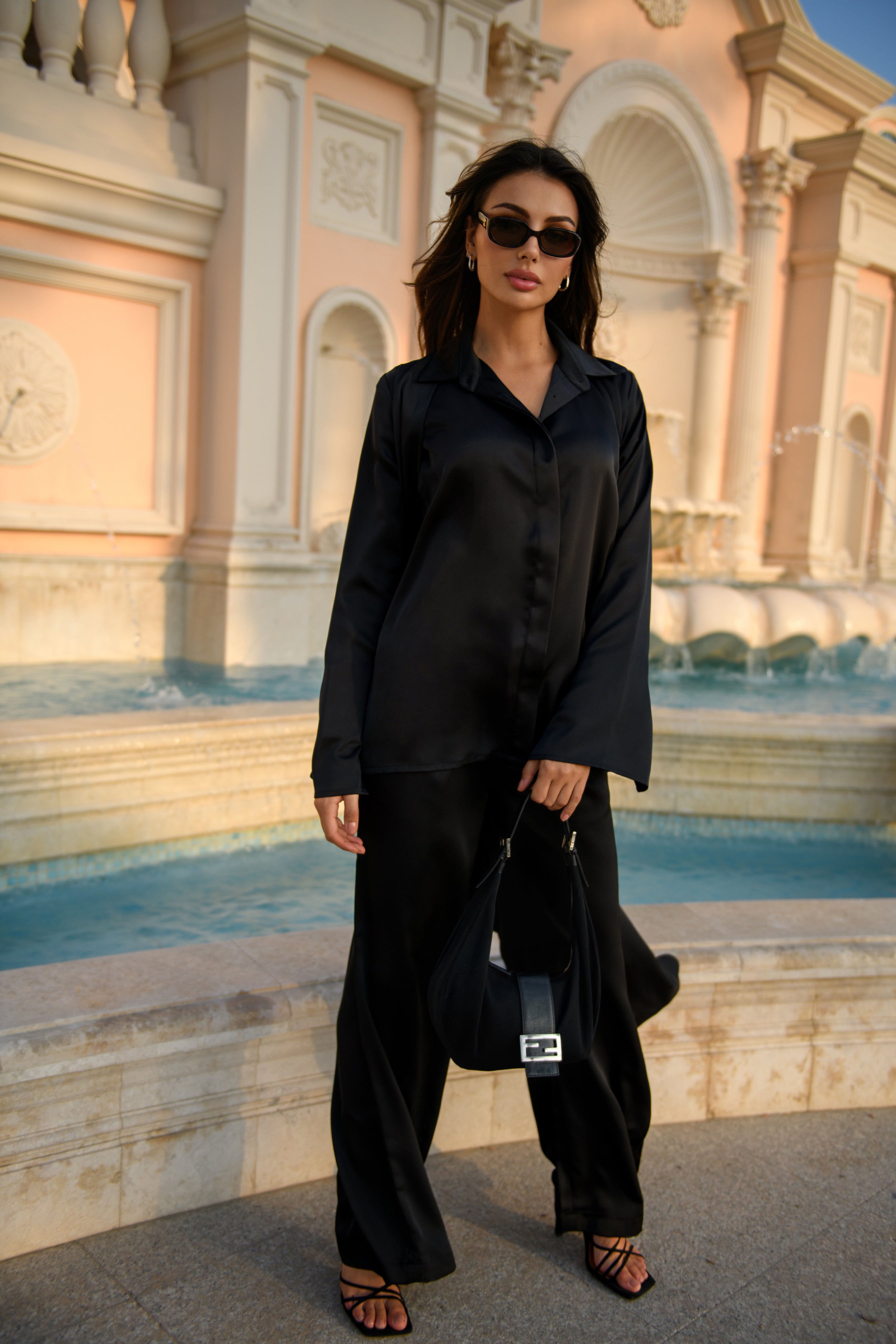 Ensemble Chemise & Pantalon Studio - Noir — Modeen