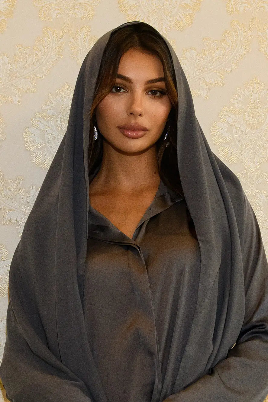 Sheila en Mousseline - Gris Anthracite — Modeen
