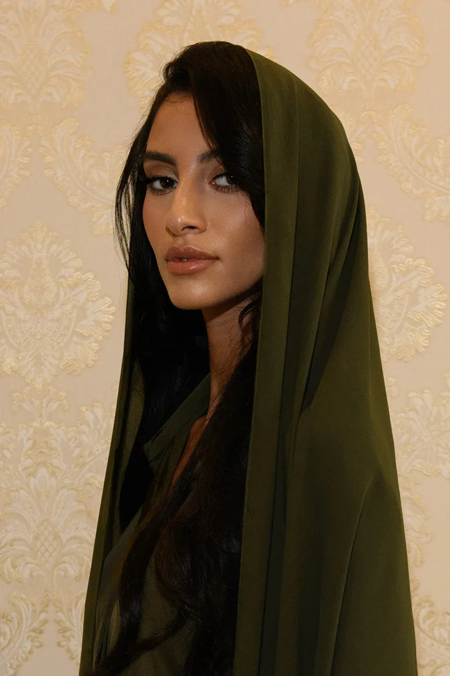 Sheila en Mousseline - Olive — Modeen
