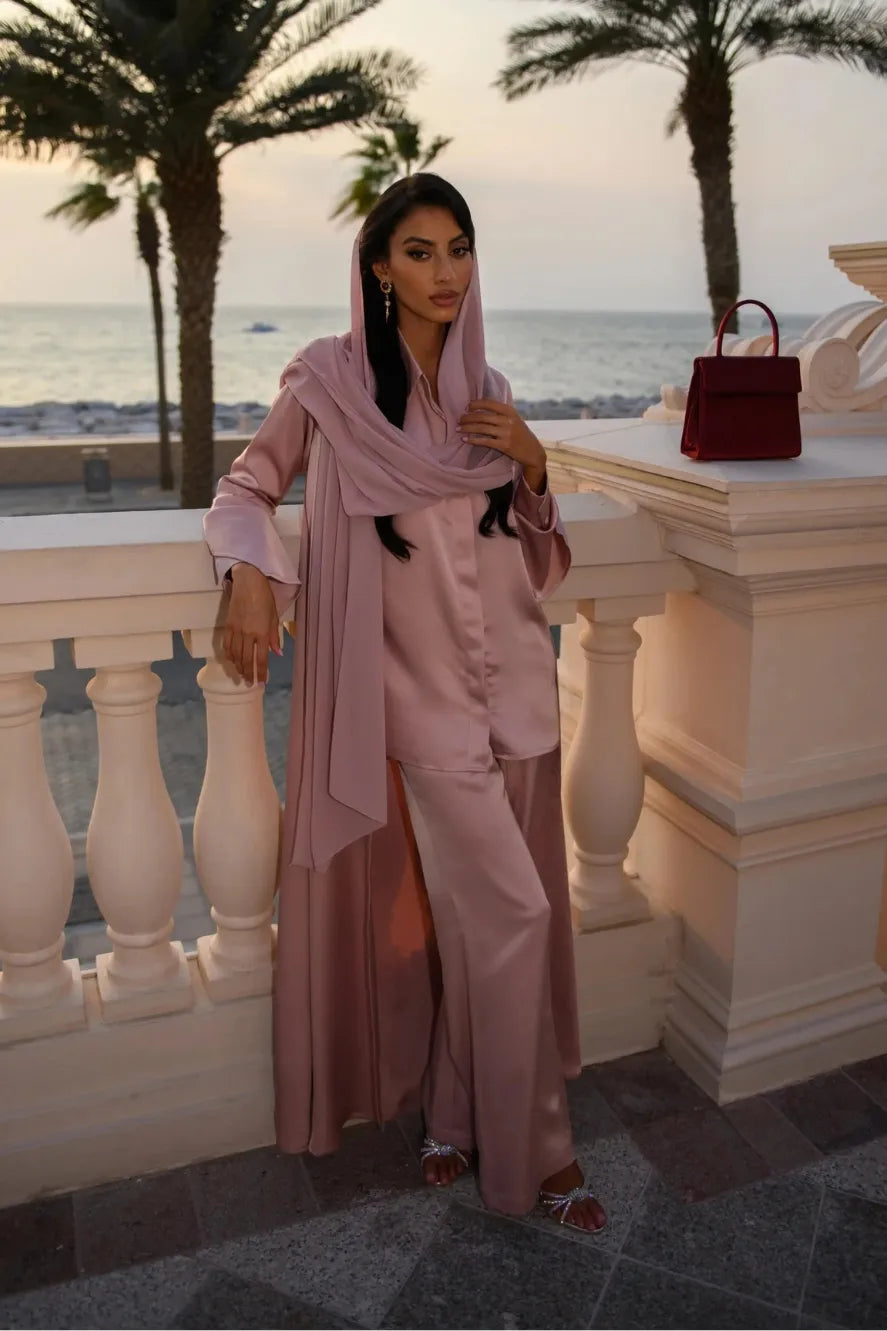 Ensemble Chemise & Pantalon Studio - Vieux Rose — Modeen