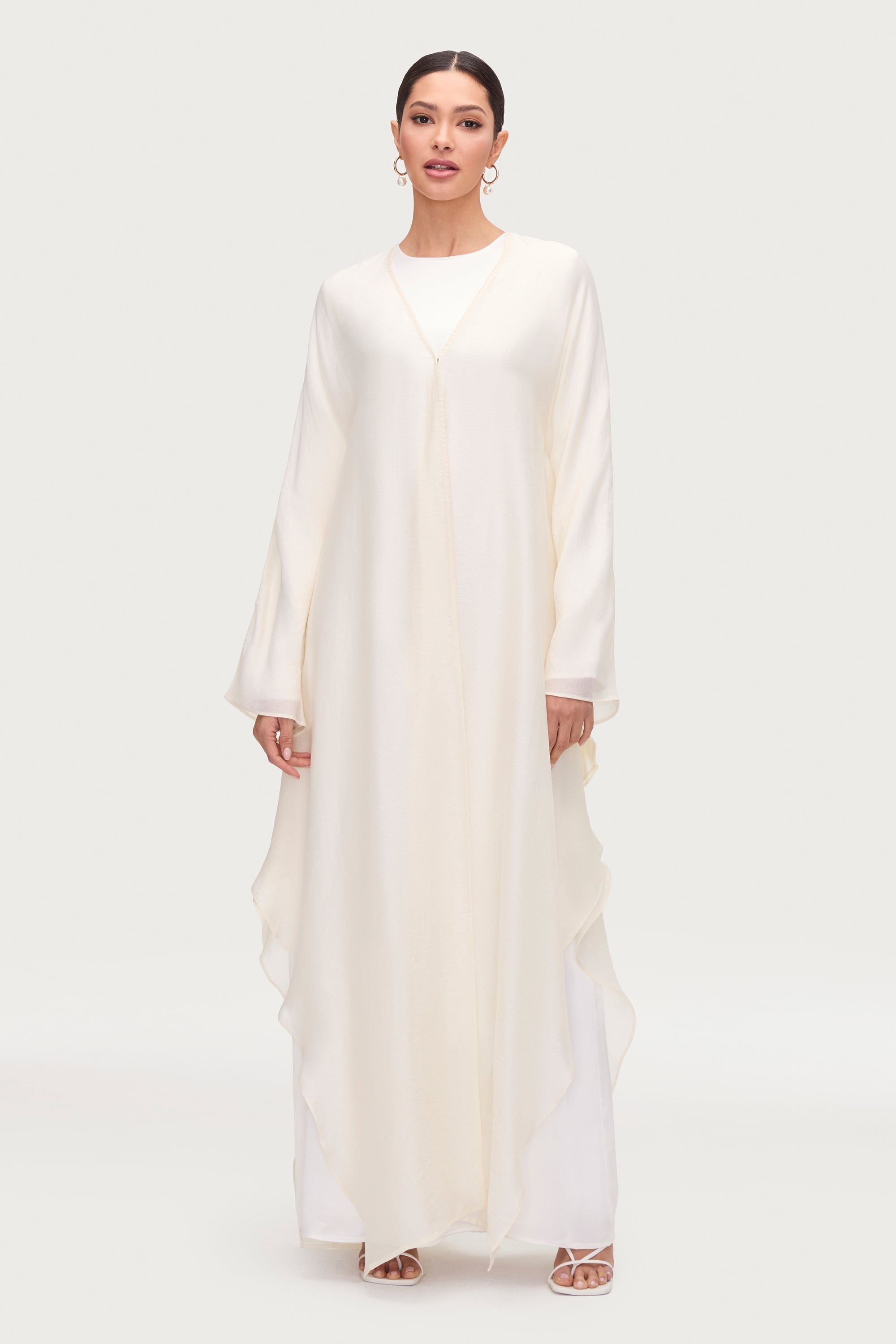 Ahlam Ensemble Abaya & Robe en Soie - Rayon de Lune Ensembles Modeen