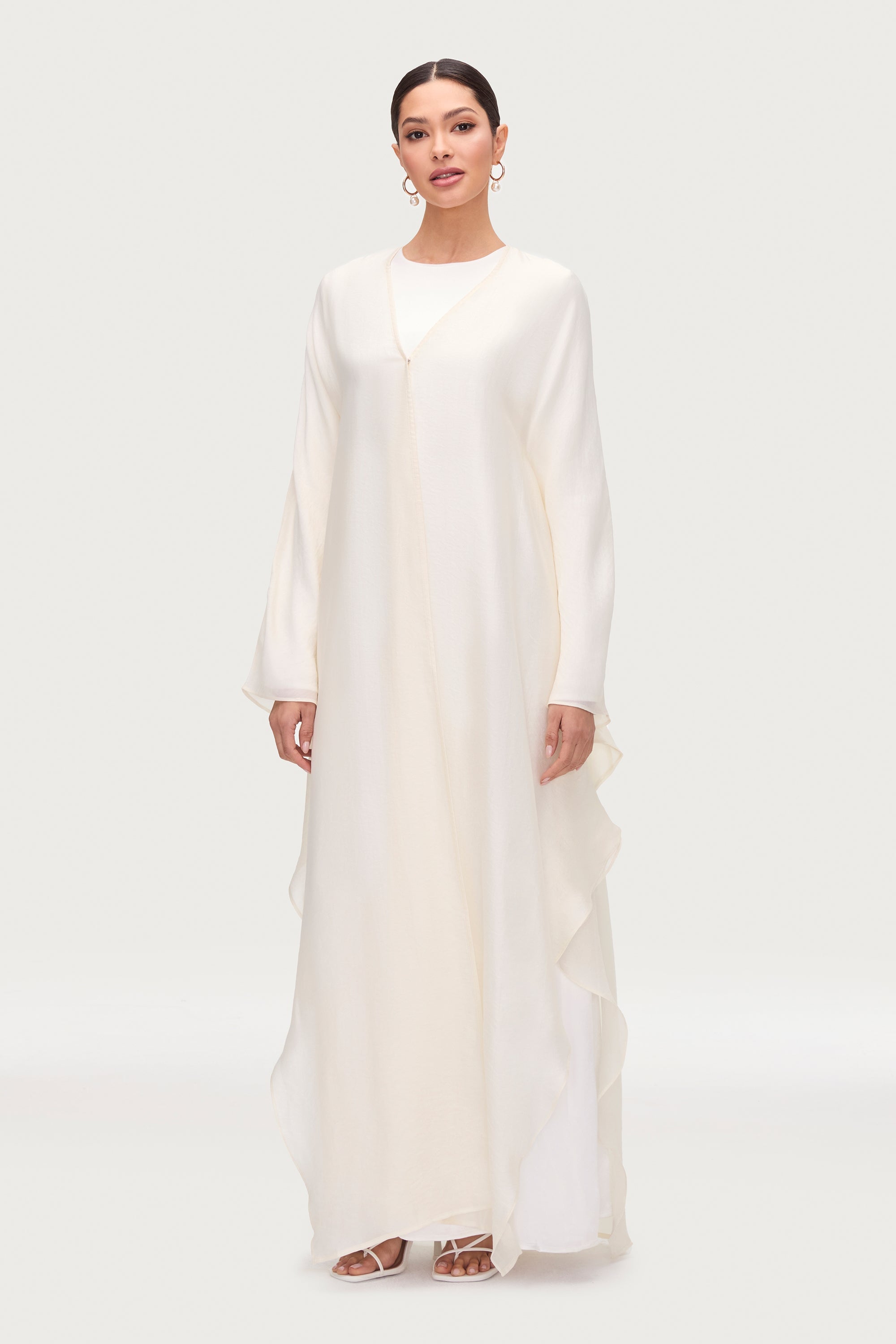 Ahlam Ensemble Abaya & Robe en Soie - Rayon de Lune Ensembles Modeen