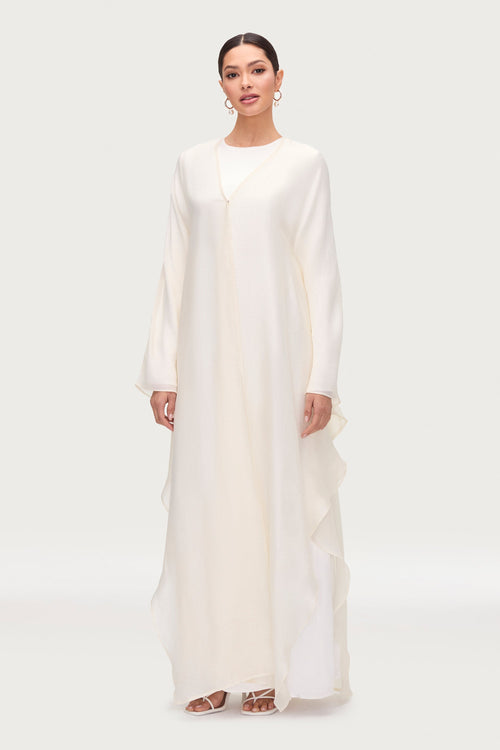Ahlam Ensemble Abaya & Robe en Soie - Rayon de Lune Ensembles Modeen