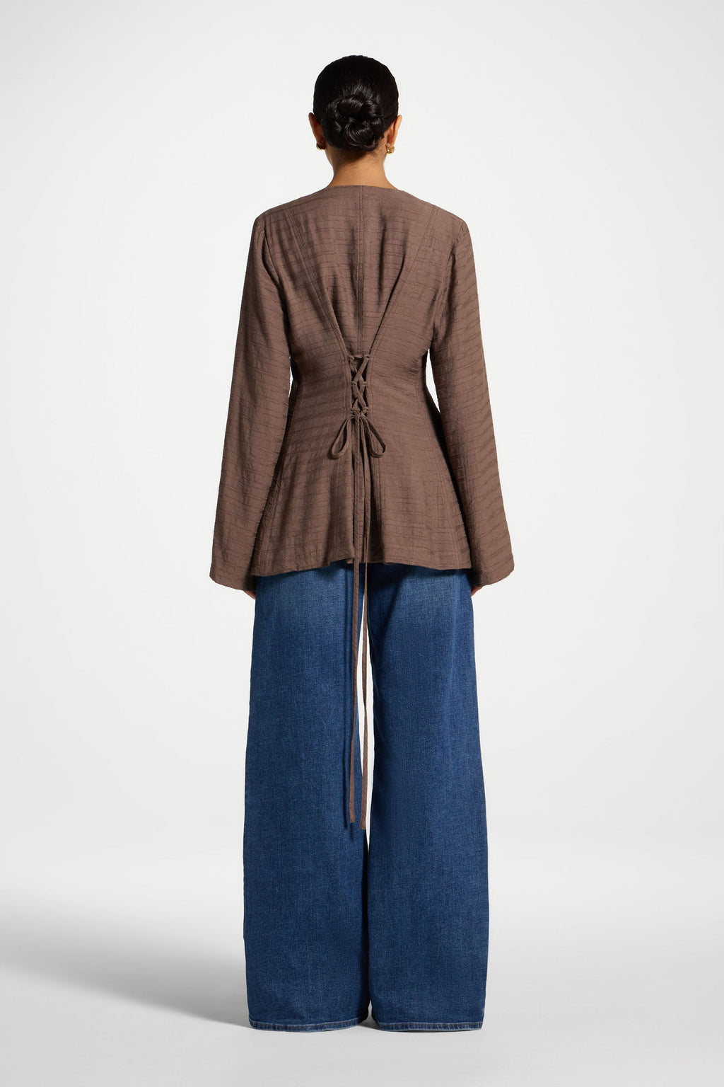 Alice Haut à Lacets au Dos - Champignon Abayas Modeen