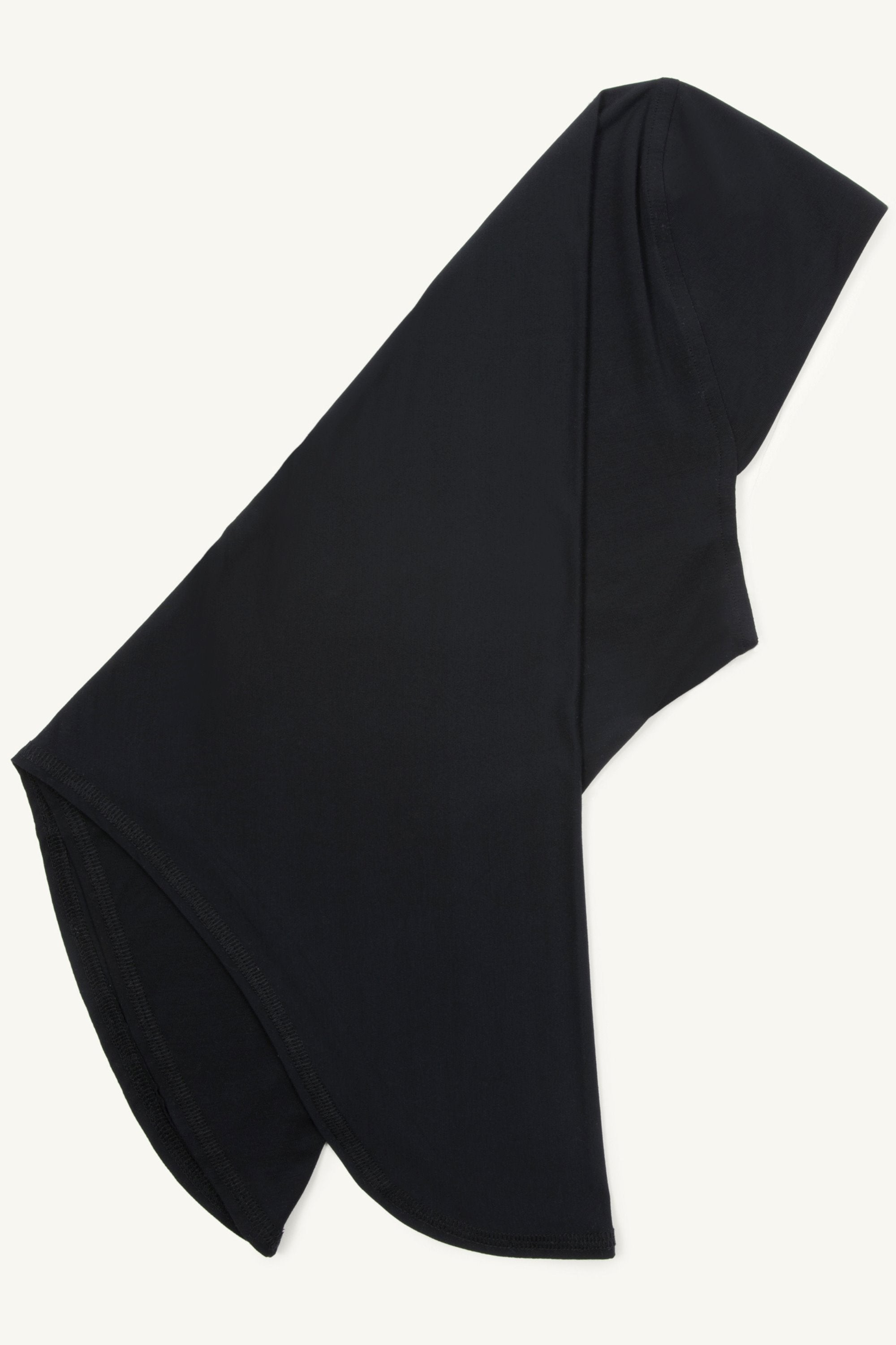 Amira Hijab Instantané en Jersey de Bambou - Noir (Fille) Hijabs Modeen