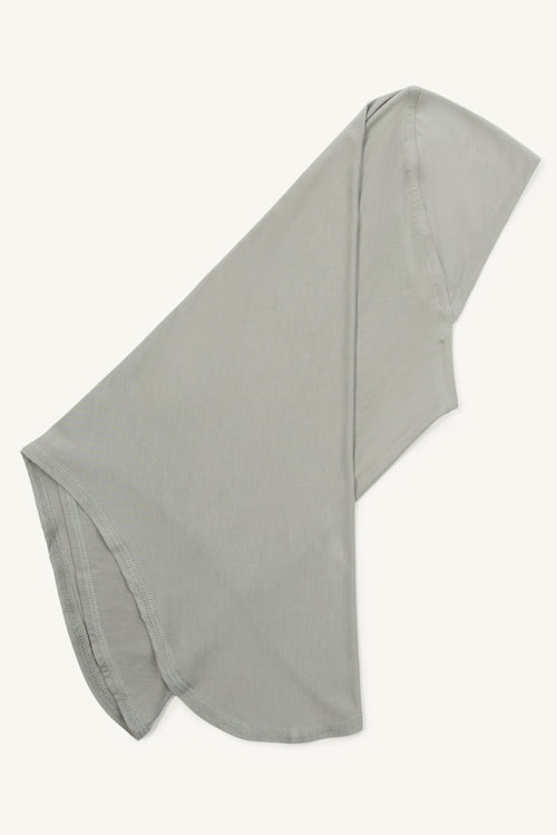 Amira Hijab Instantané en Jersey de Bambou - Sauge (Fille) Hijabs Modeen