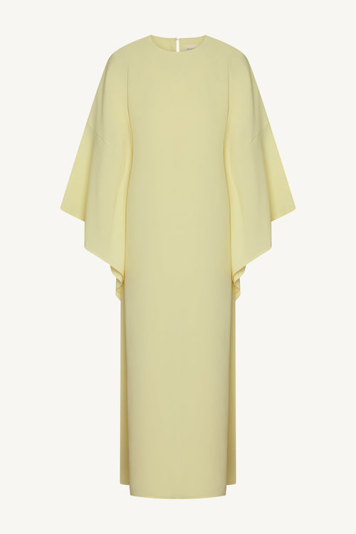 Amira Robe Caftan Papillon à Nouer (Fille) - Citron Abayas Modeen