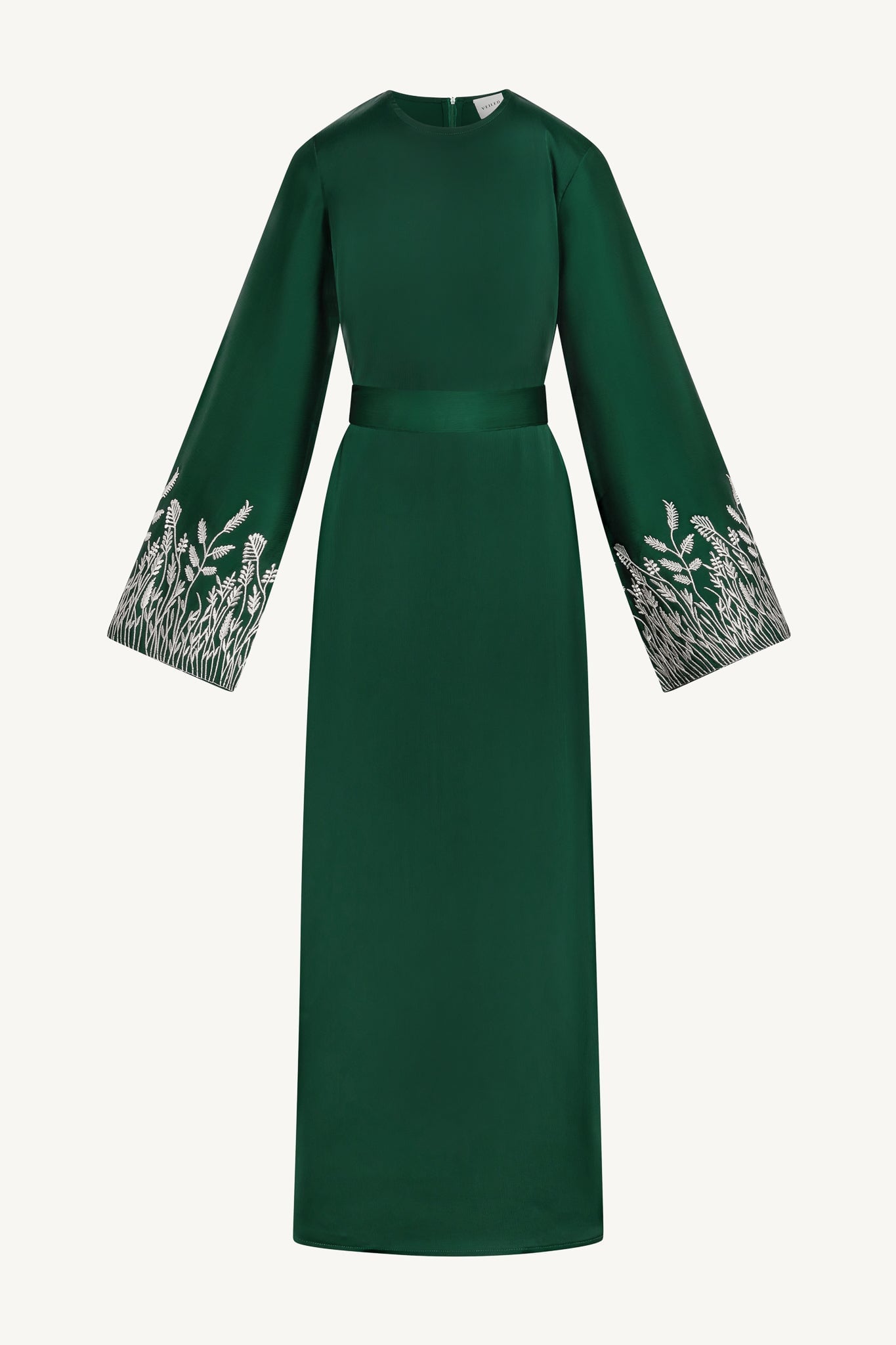 Ascia Robe Brodée (Fille) - Émeraude Abayas Modeen