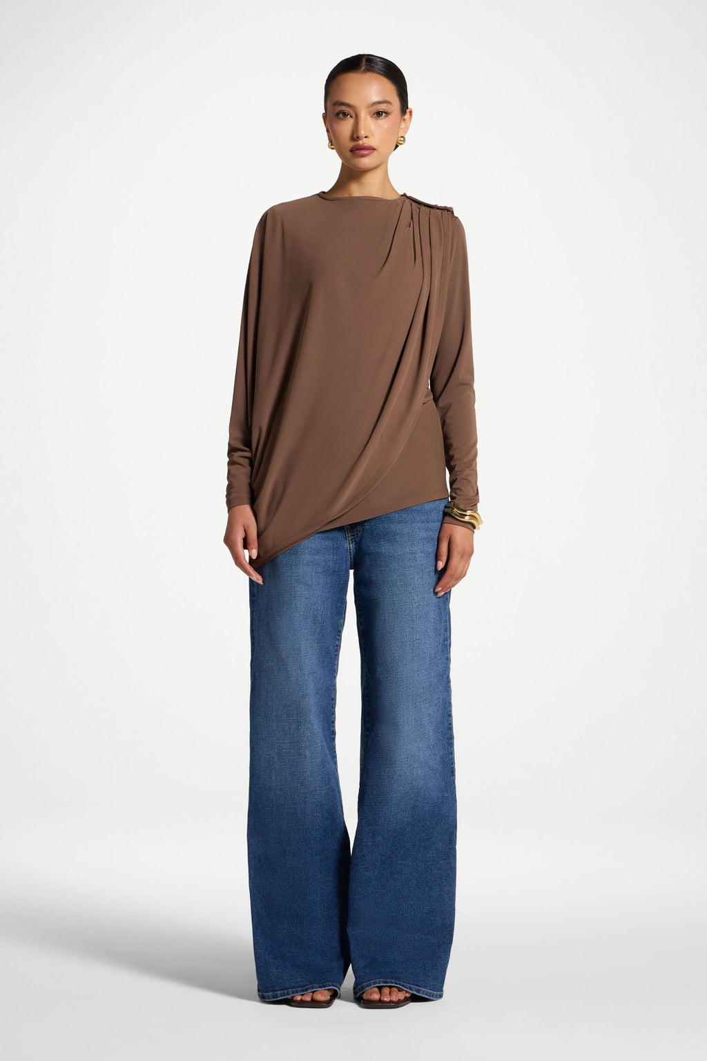 Ensemble Haut & Cape Asymétrique - Quartz Café Abayas Modeen