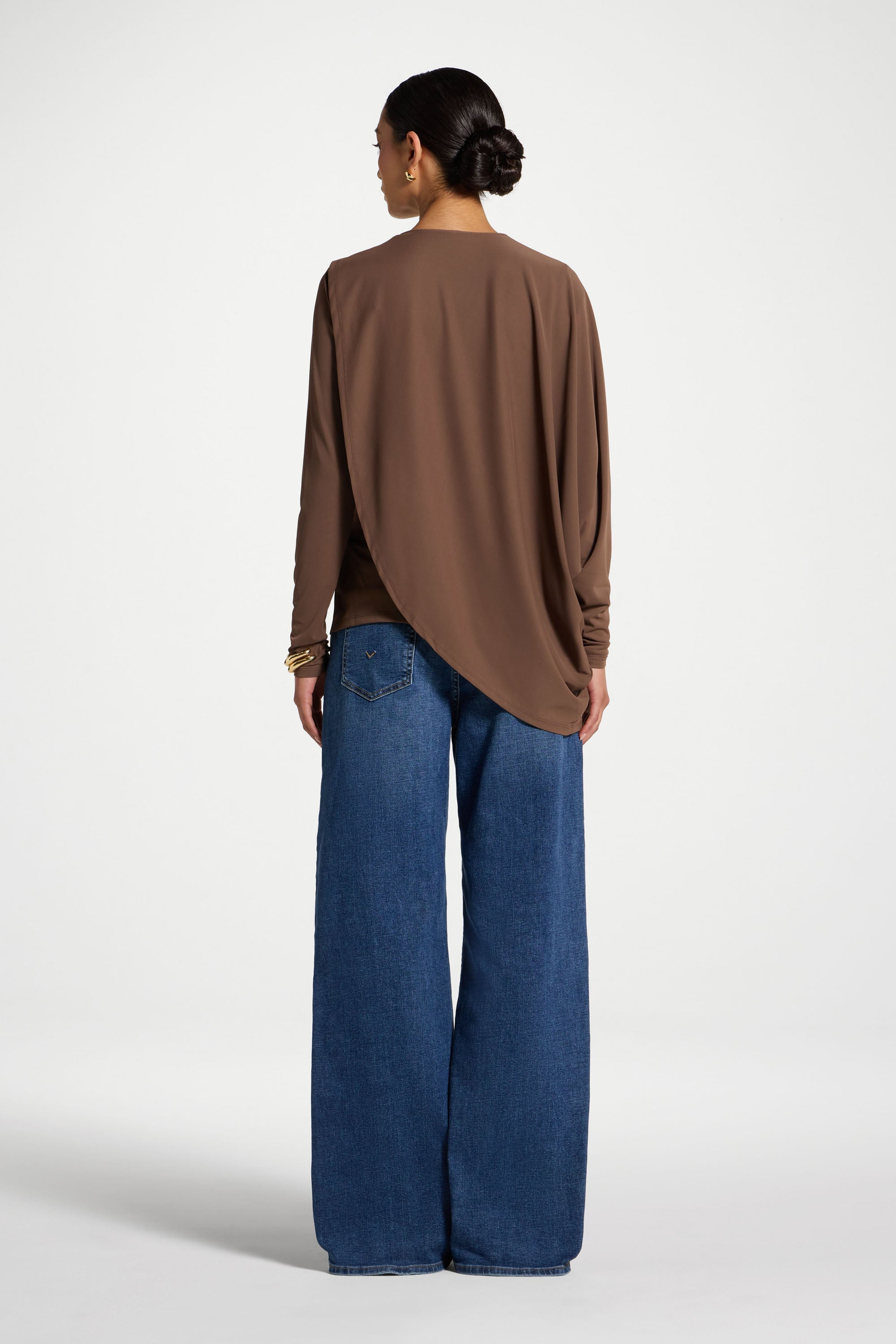 Ensemble Haut & Cape Asymétrique - Quartz Café Abayas Modeen