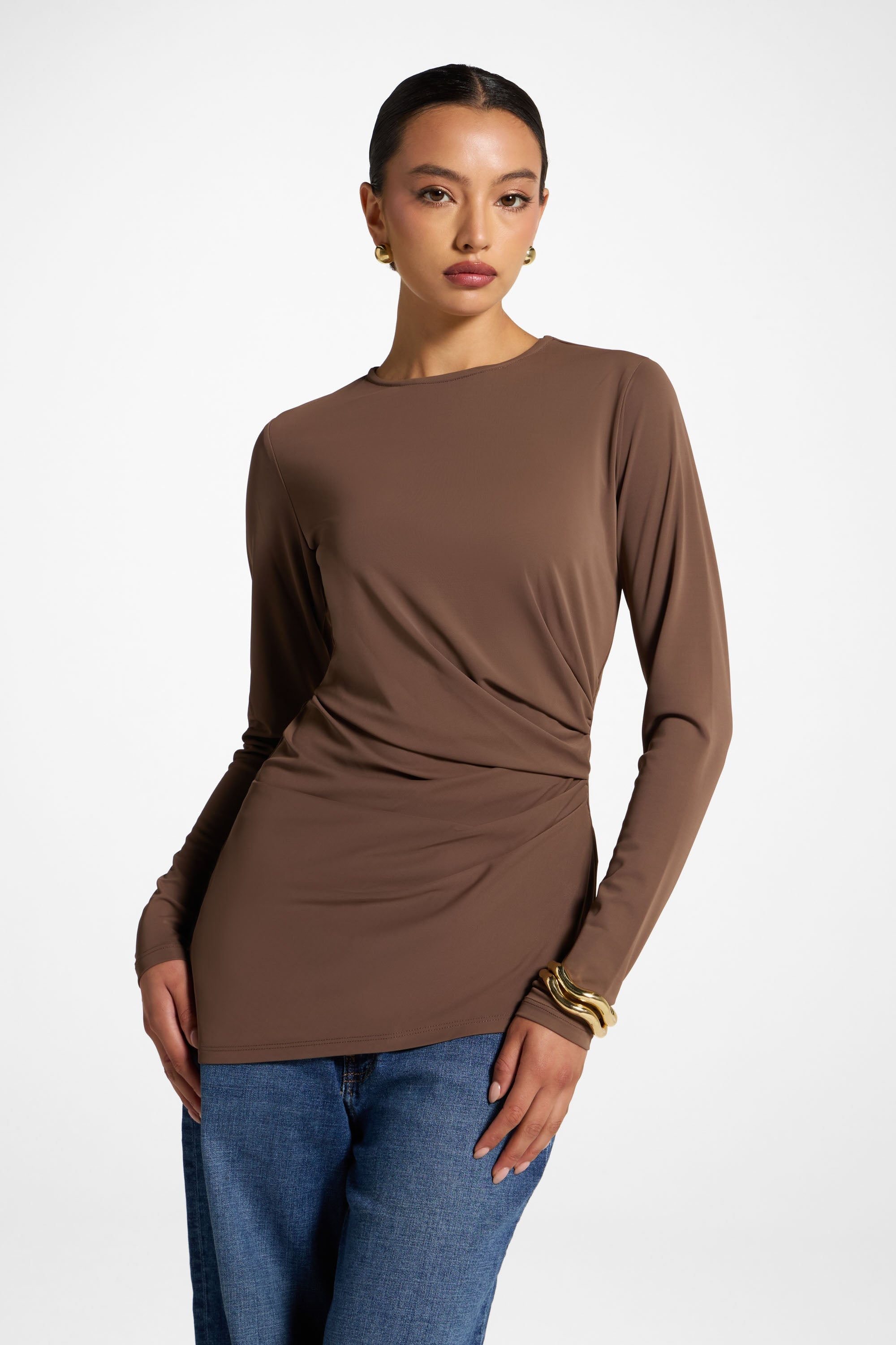 Ensemble Haut & Cape Asymétrique - Quartz Café Abayas Modeen
