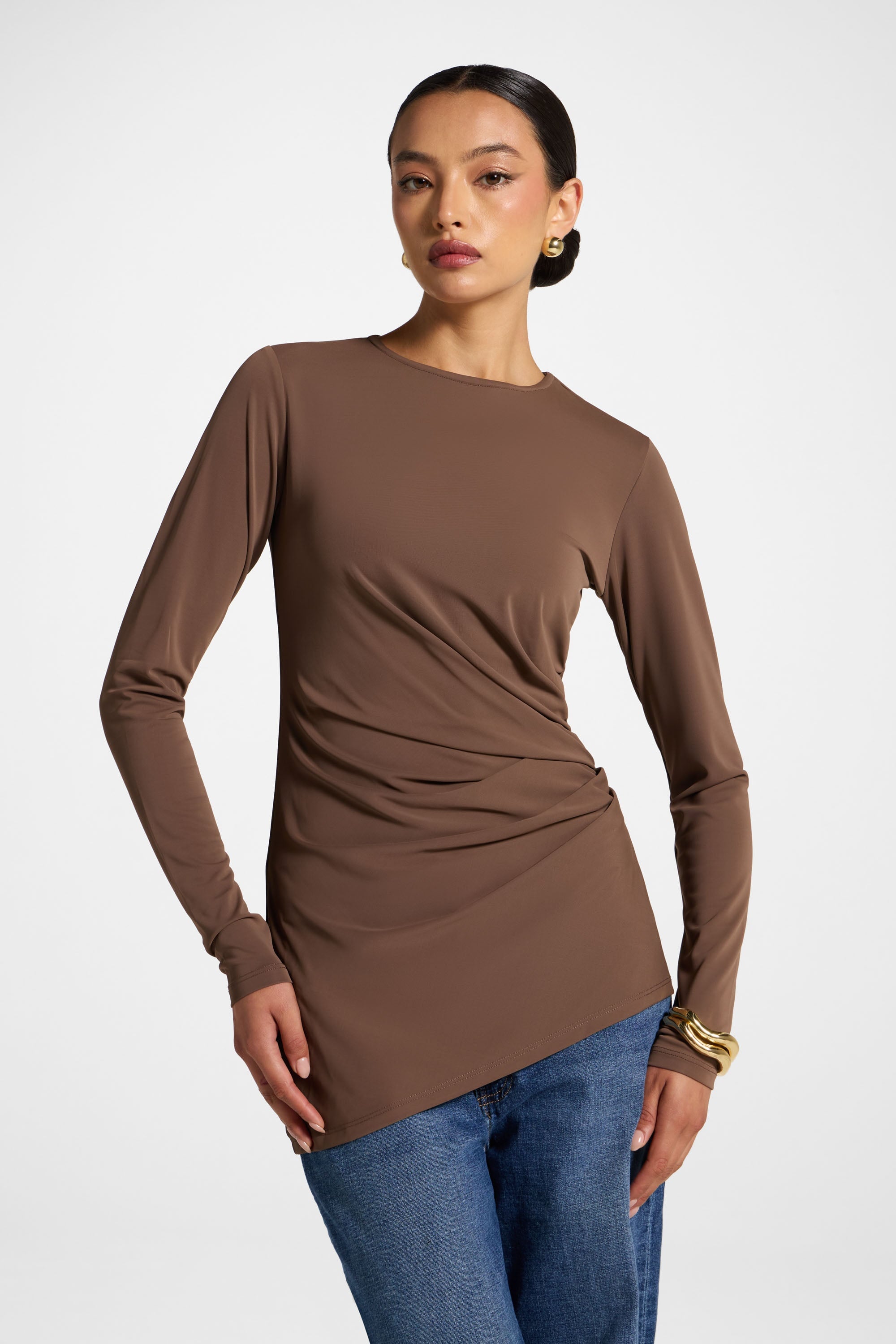 Ensemble Haut & Cape Asymétrique - Quartz Café Abayas Modeen