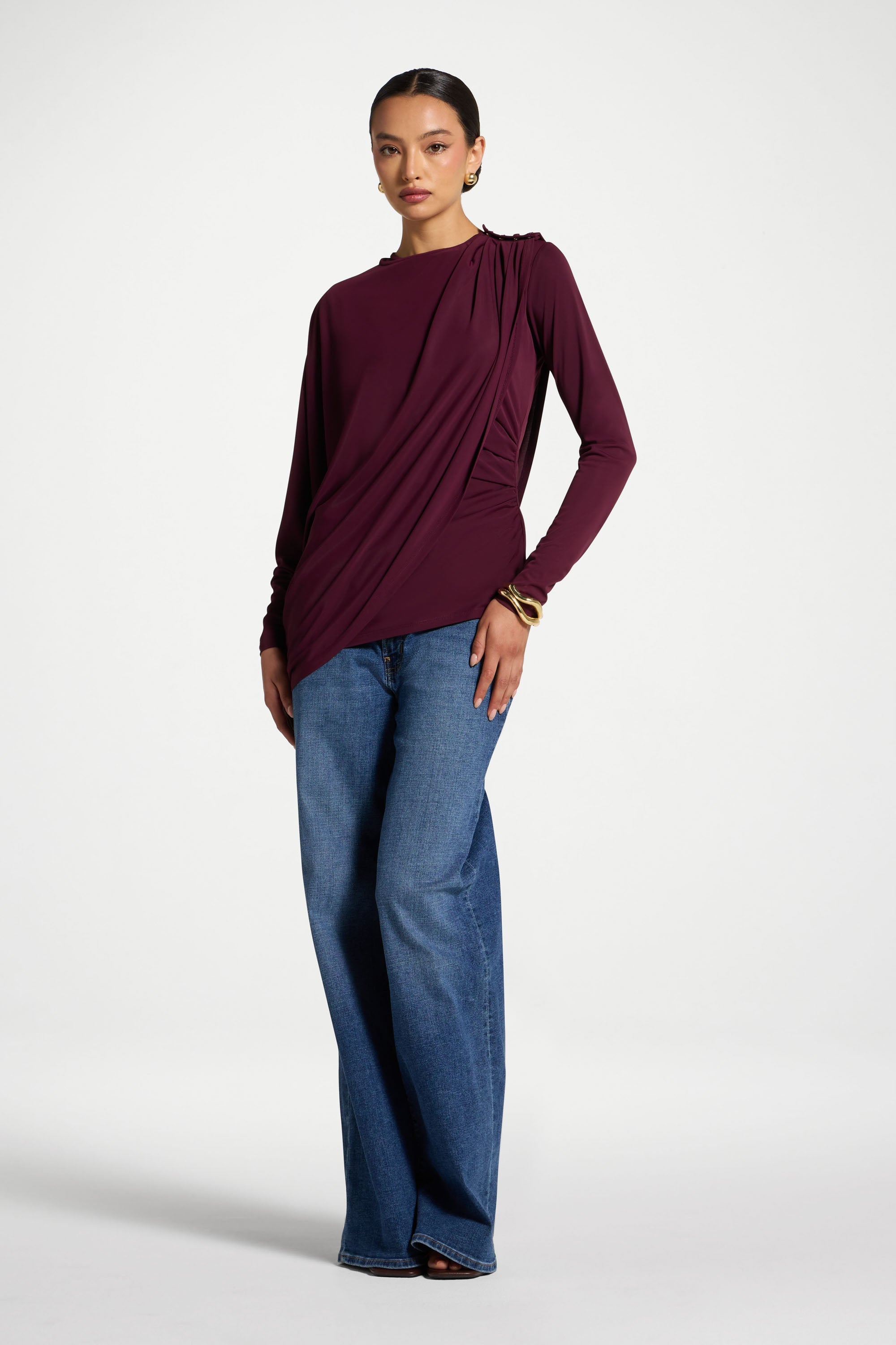 Ensemble Haut & Cape Asymétrique - Figue Abayas Modeen