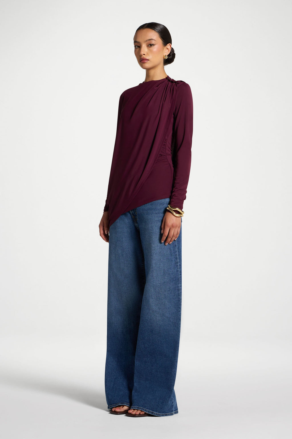 Ensemble Haut & Cape Asymétrique - Figue Abayas Modeen