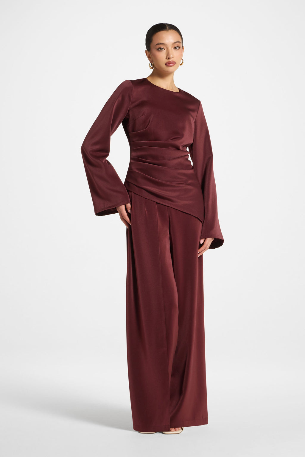 Pantalon Drapé Asymétrique - Figue Abayas Modeen