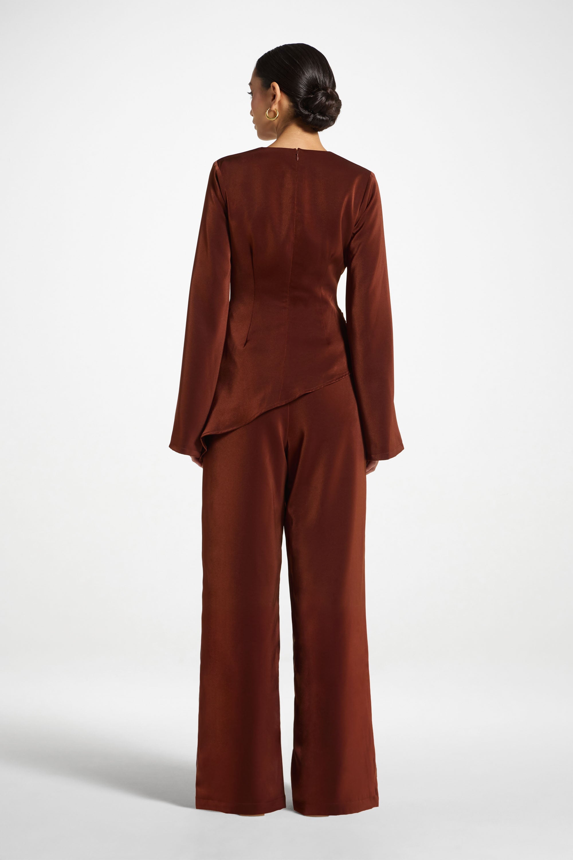 Haut Drapé Asymétrique - Épice Abayas Modeen