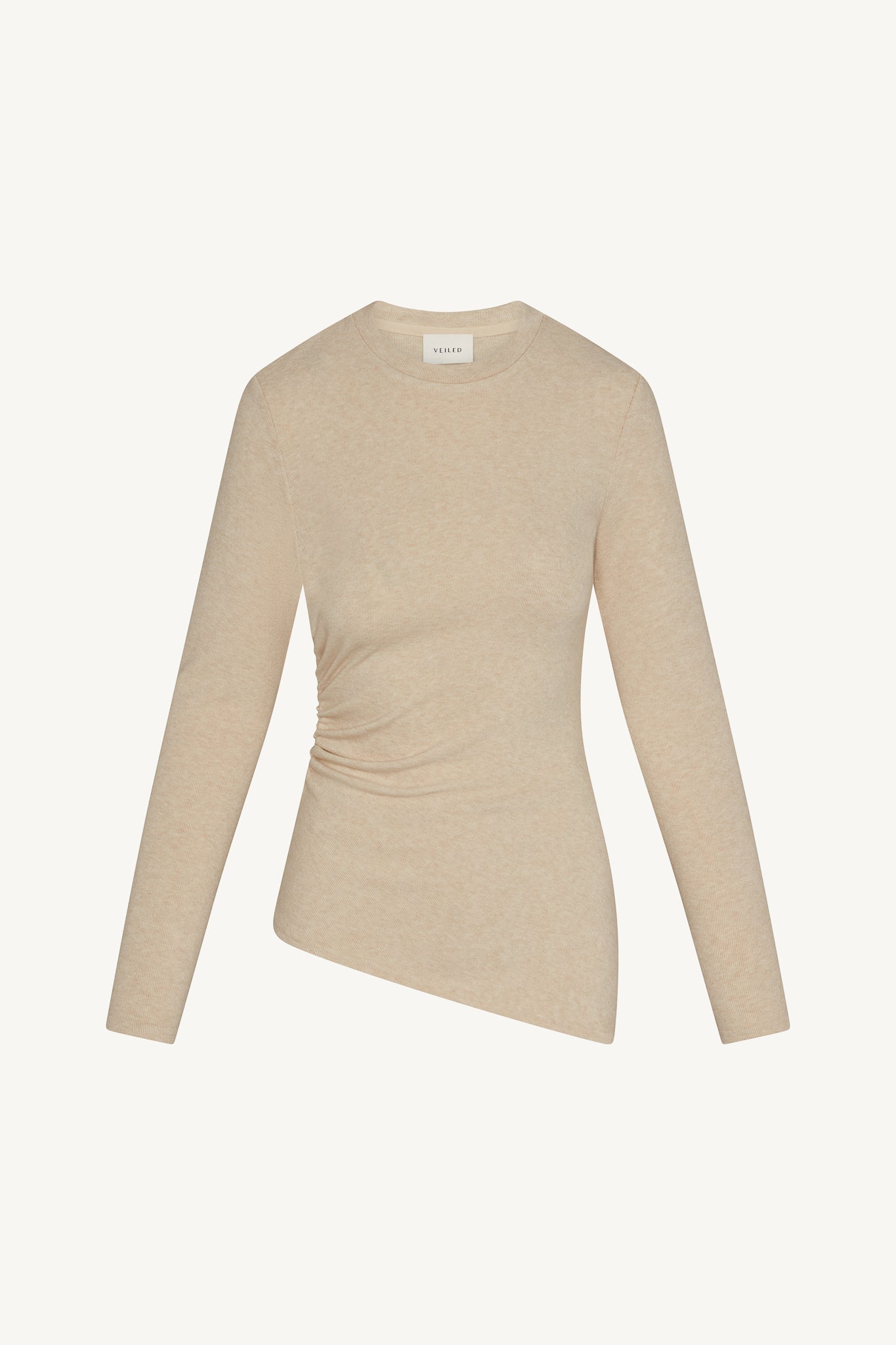 Haut Froncé Asymétrique - Beige Abayas Modeen