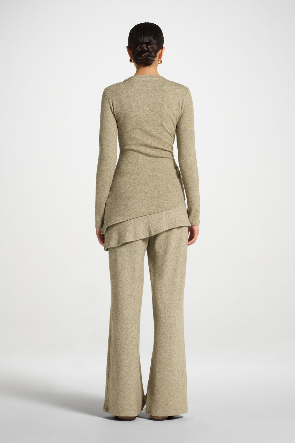Haut Froncé Asymétrique - Olive Abayas Modeen