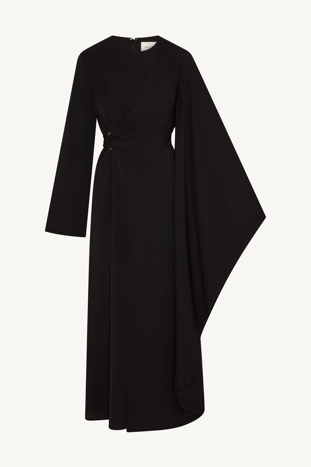 Robe Longue à Manches Asymétriques - Noir Abayas Modeen
