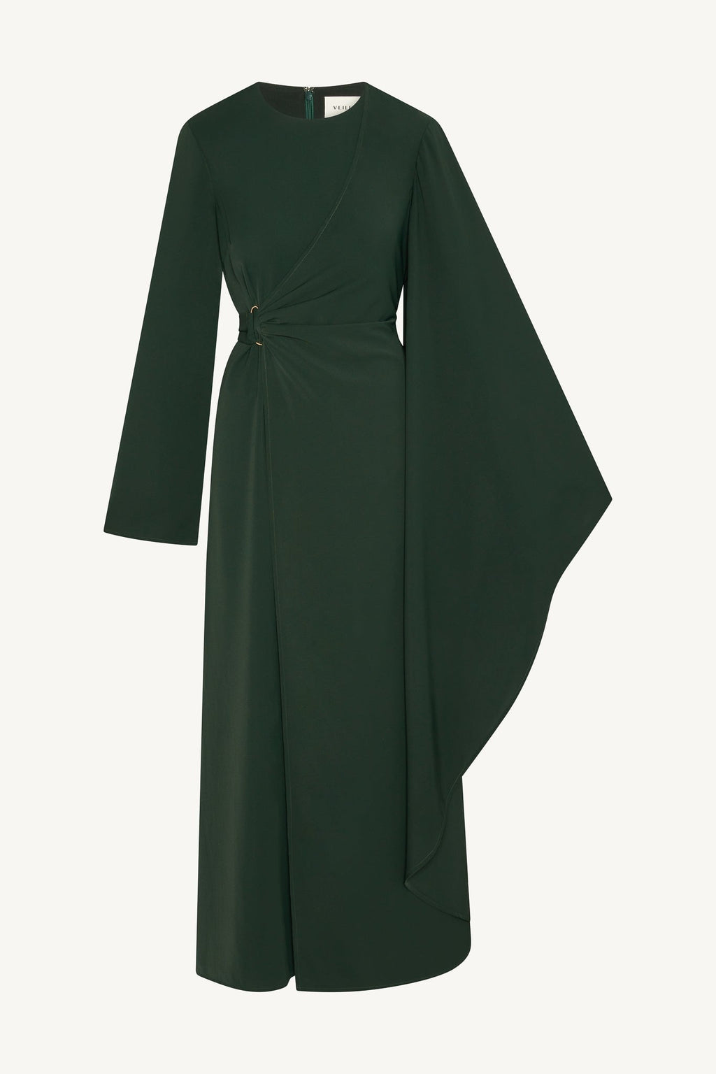 Robe Longue à Manches Asymétriques - Émeraude Abayas Modeen