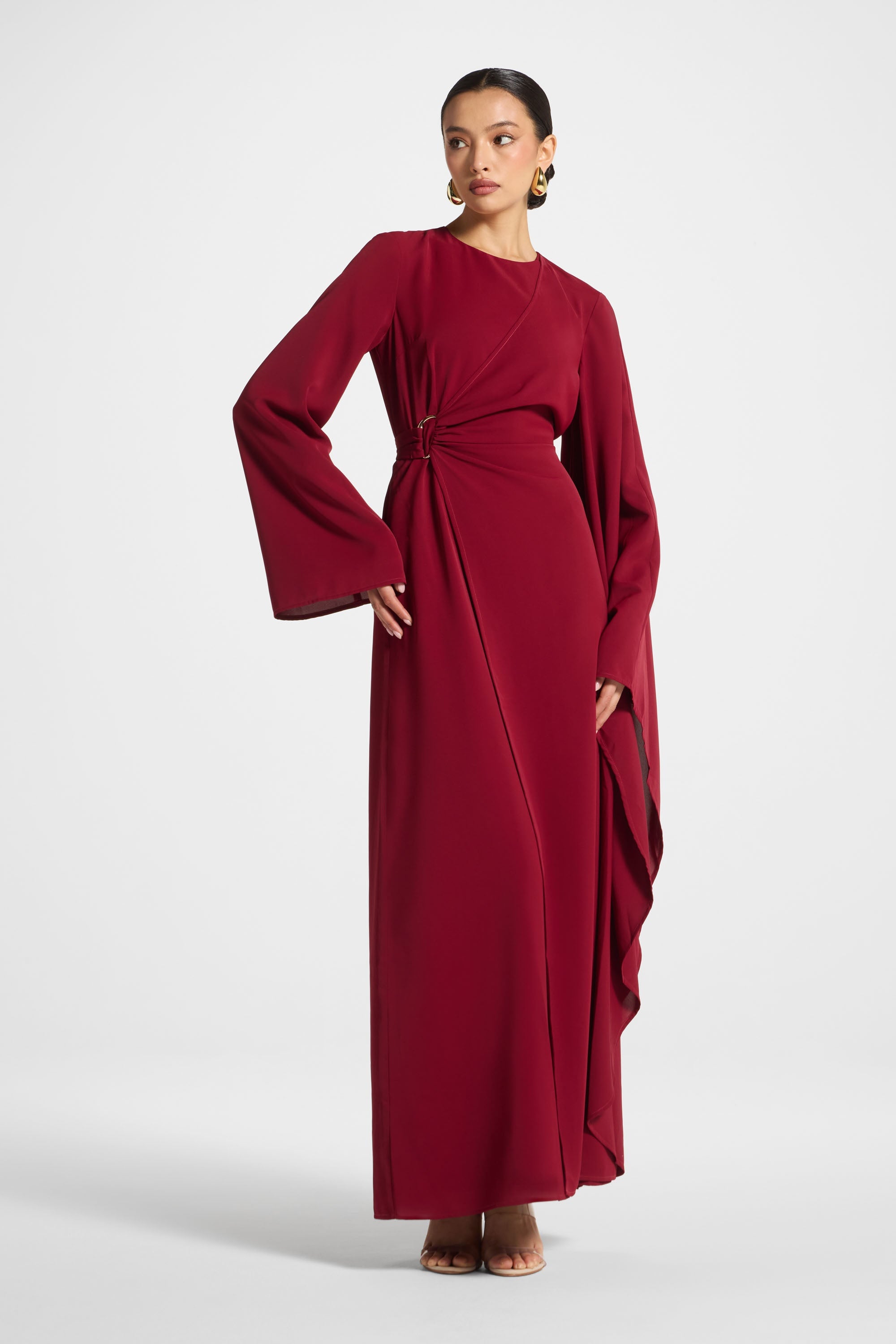 Robe Longue à Manches Asymétriques - Grenade Abayas Modeen