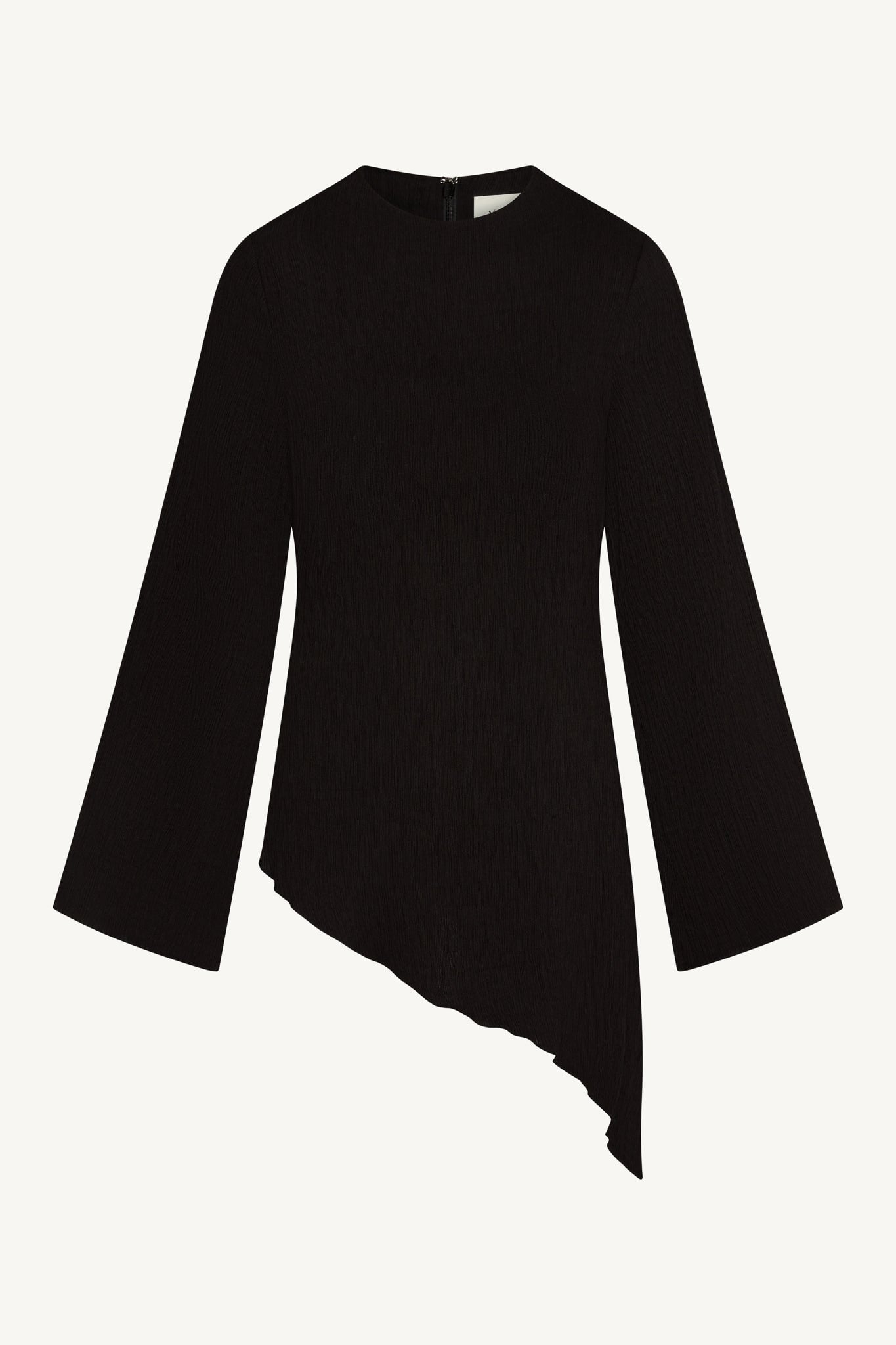 Haut Texturé Asymétrique - Noir Abayas Modeen