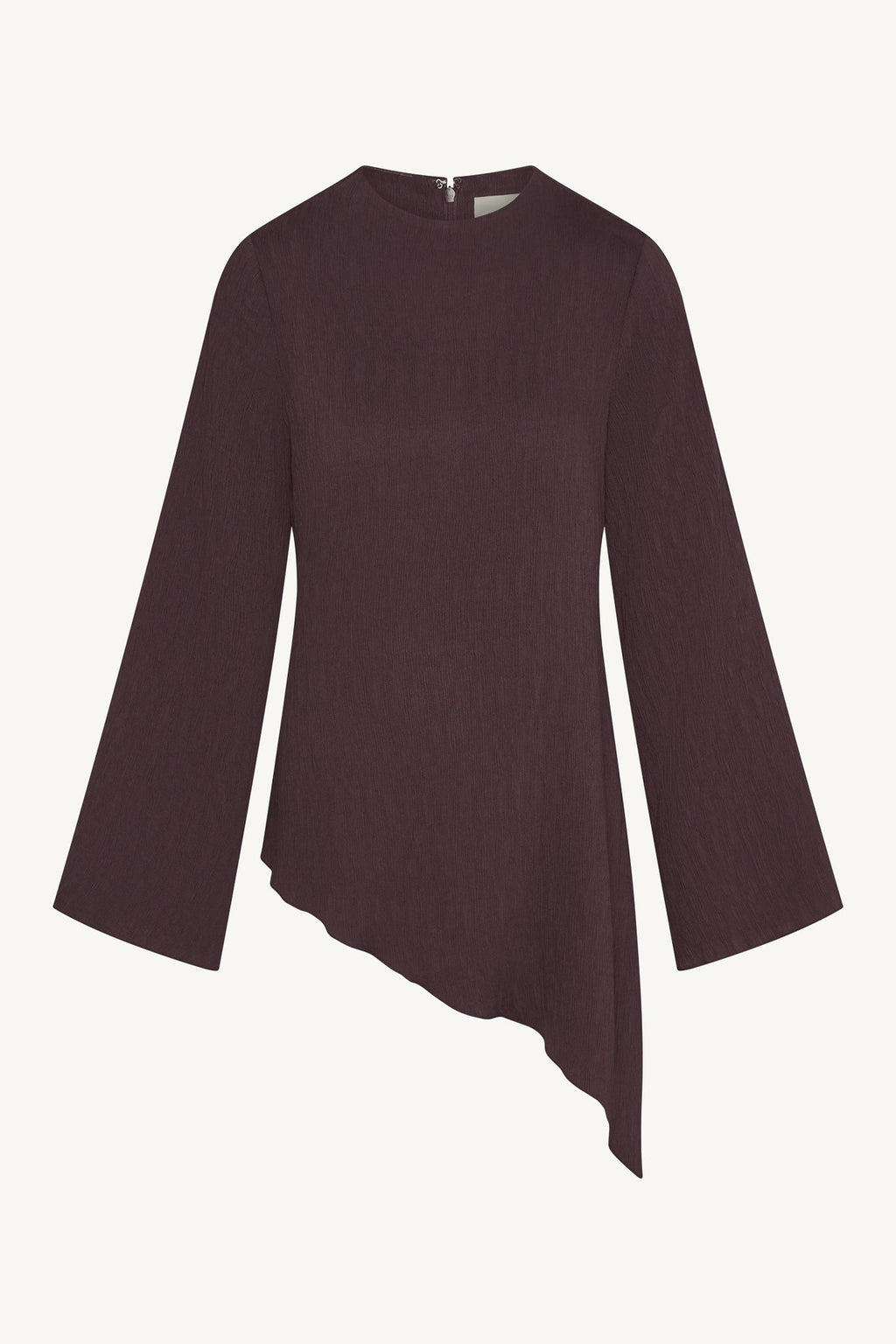 Haut Texturé Asymétrique - Prune Abayas Modeen