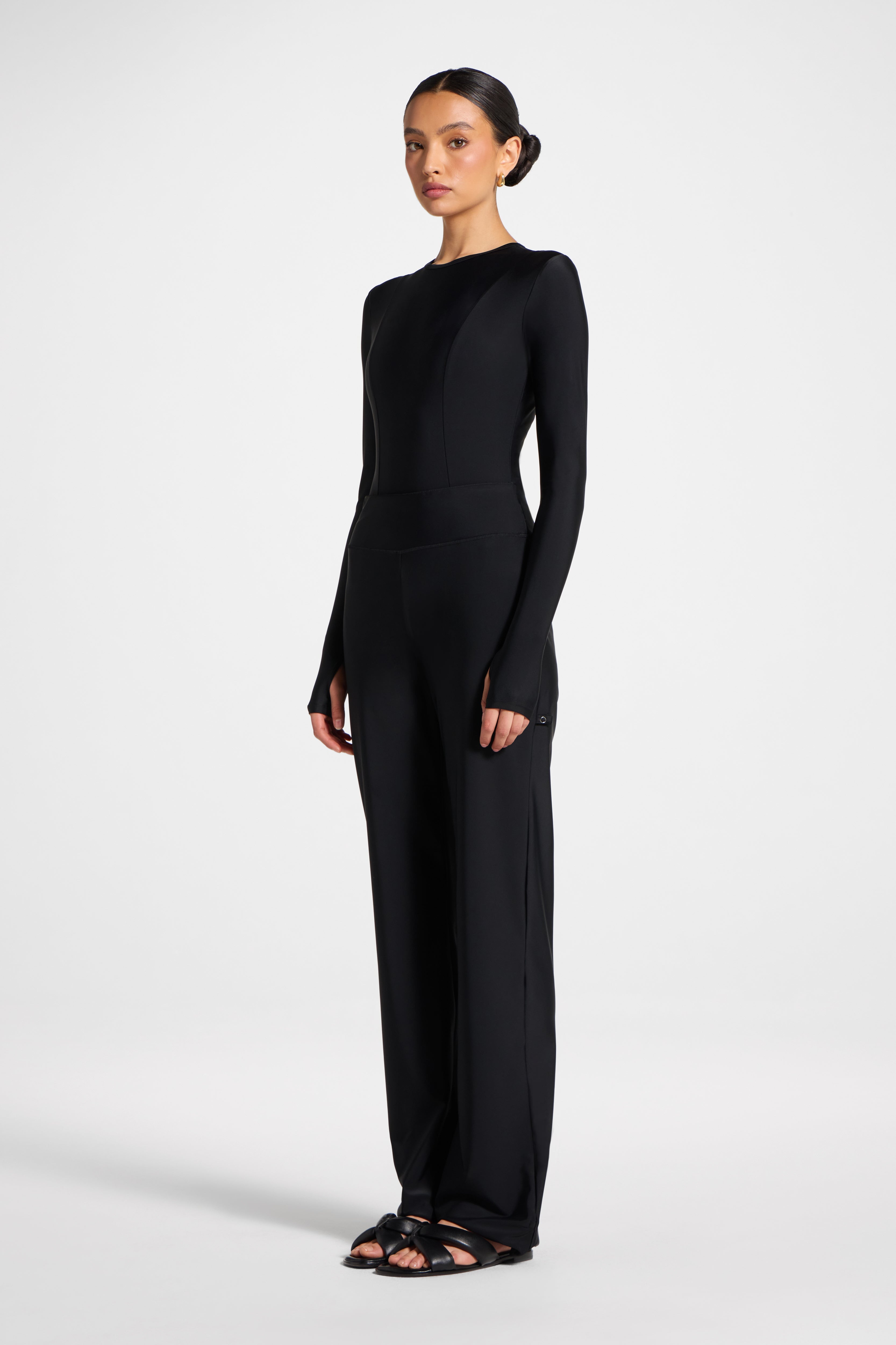 Maillot de Bain Zippé au Dos - Noir Maillots de bain Modeen