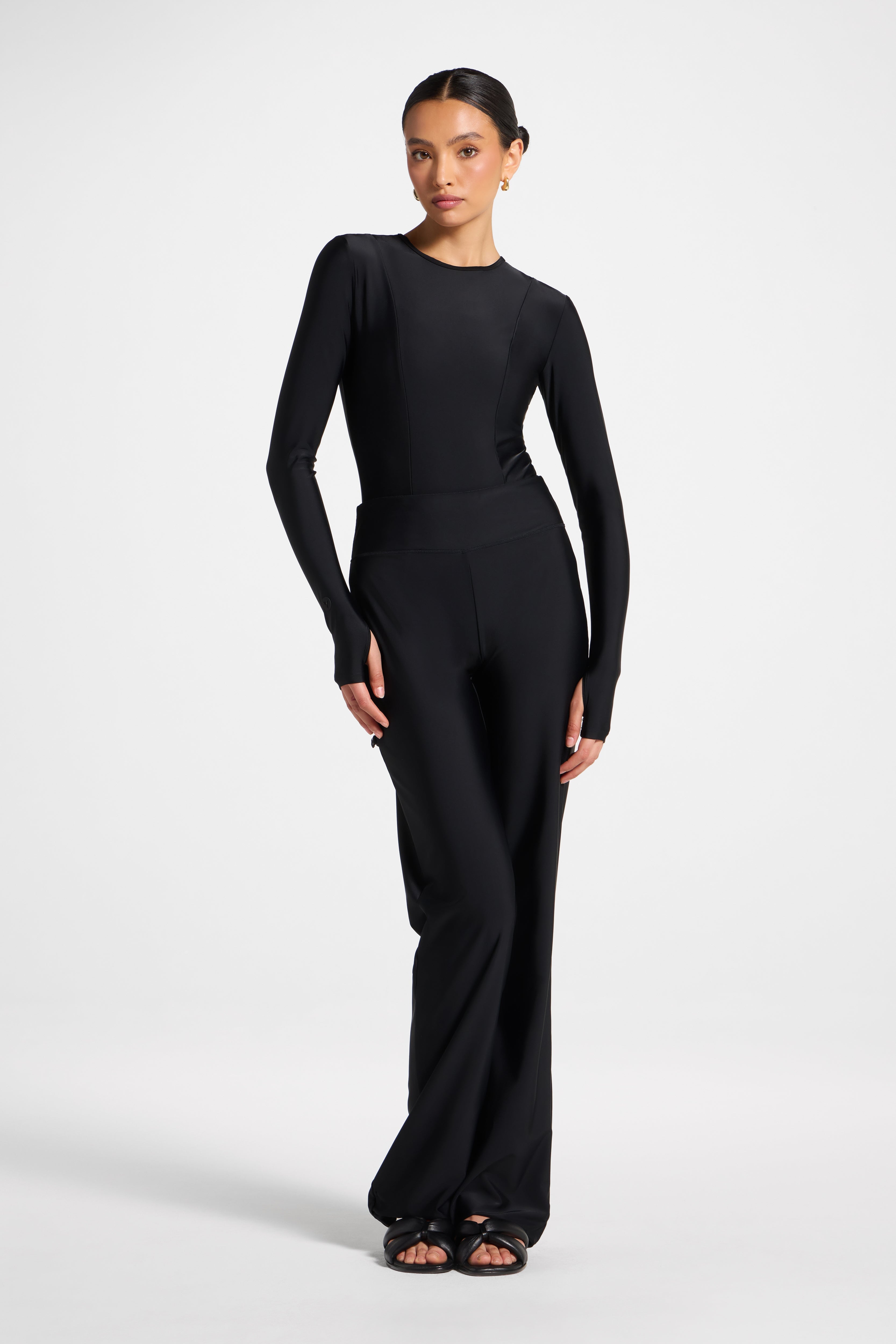 Maillot de Bain Zippé au Dos - Noir Maillots de bain Modeen