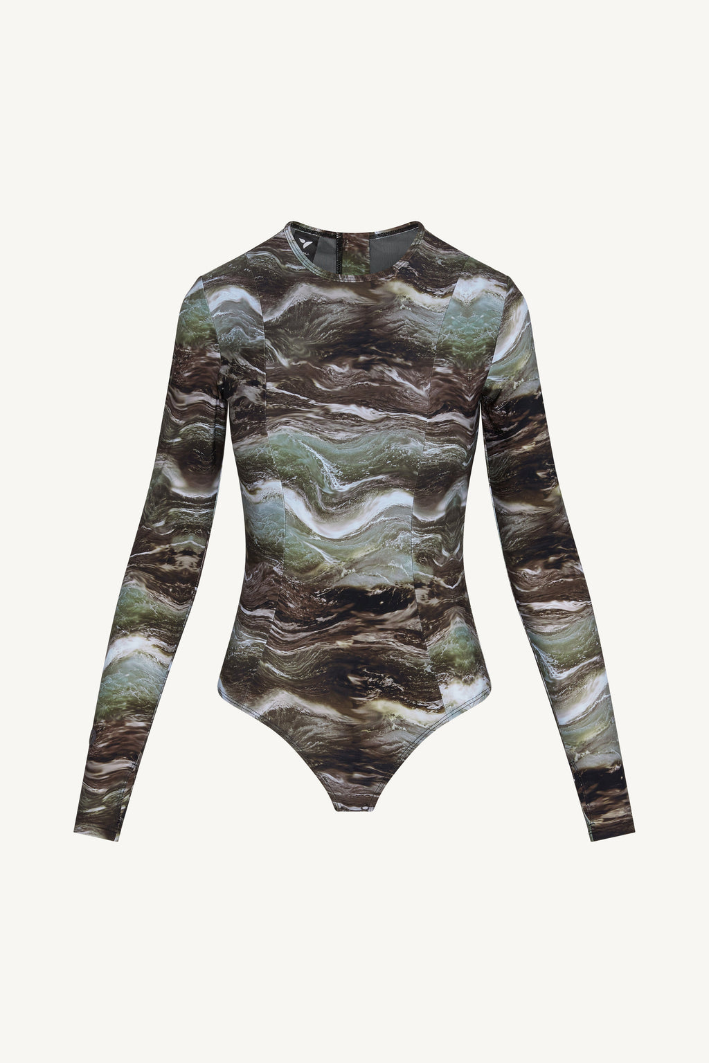 Maillot de Bain Zippé au Dos - Marbre Terre Maillots de bain Modeen
