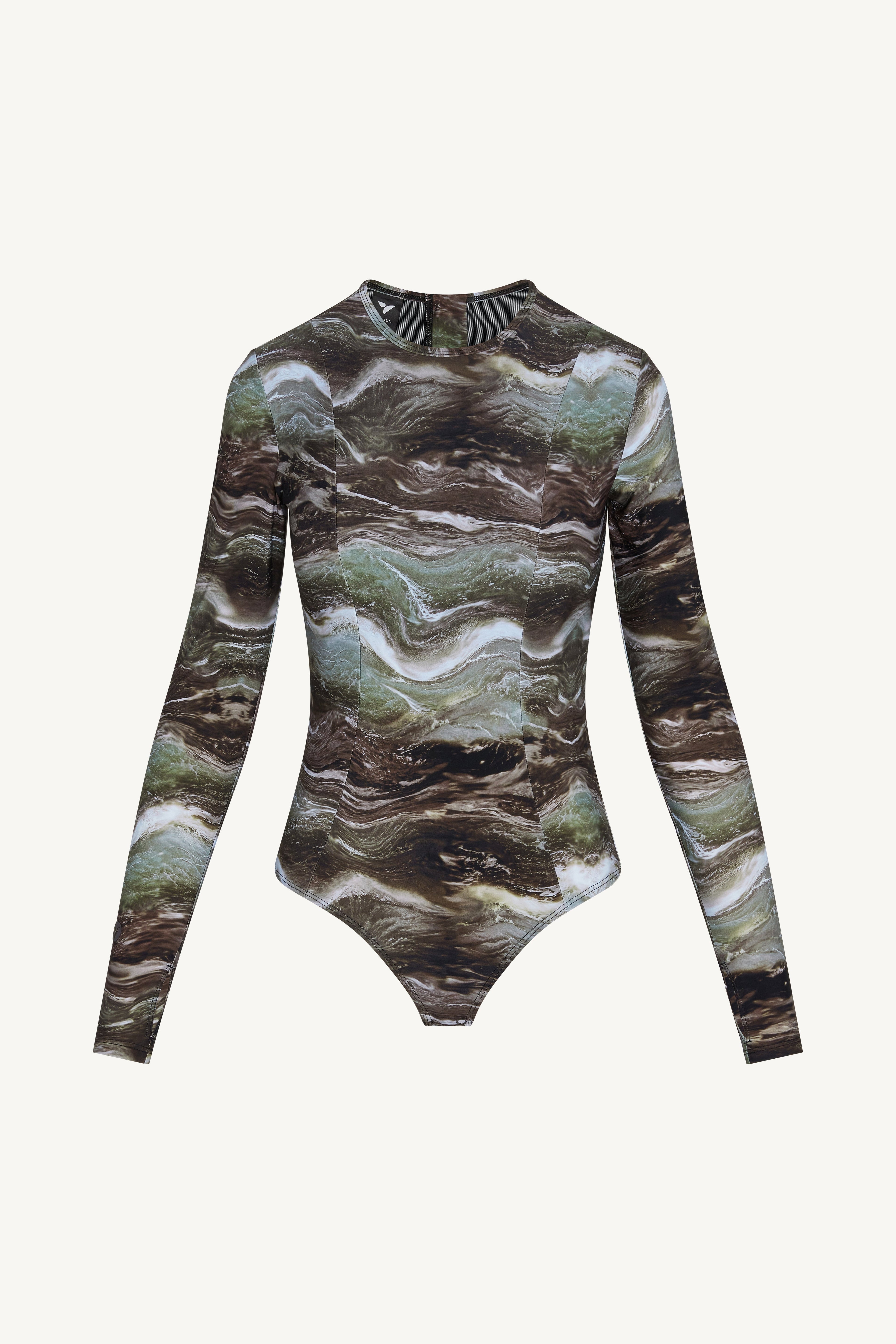 Maillot de Bain Zippé au Dos - Marbre Terre Maillots de bain Modeen