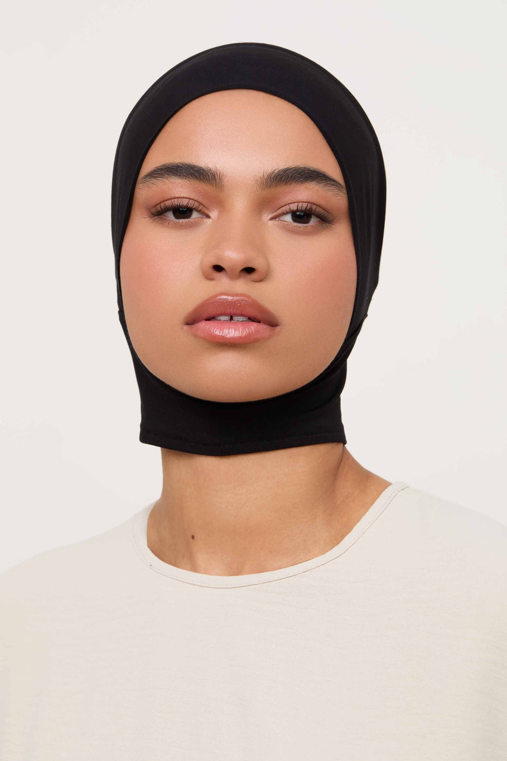 Bonnet Sous-Hijab Couvrant Mini en Jersey de Bambou - Noir Accessoires Modeen