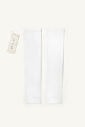 Manches en Jersey de Bambou - Blanc Accessoires Modeen