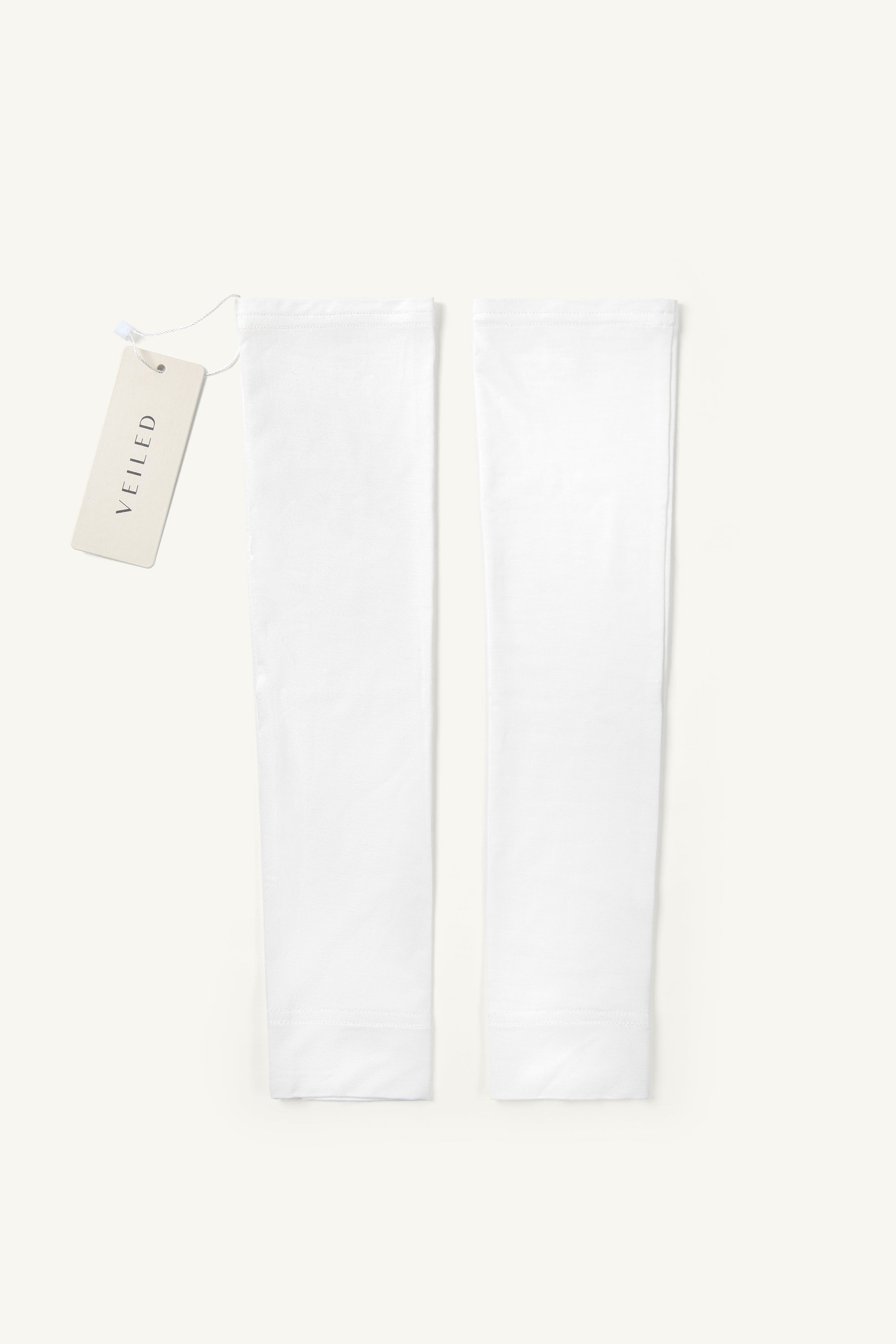 Manches en Jersey de Bambou - Blanc Accessoires Modeen