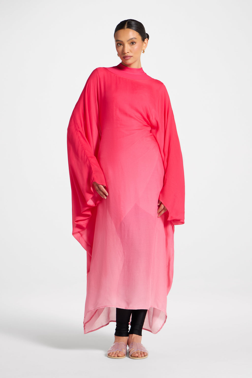Robe de Plage Papillon à Nouer - Corail Ombré Maillots de bain Modeen