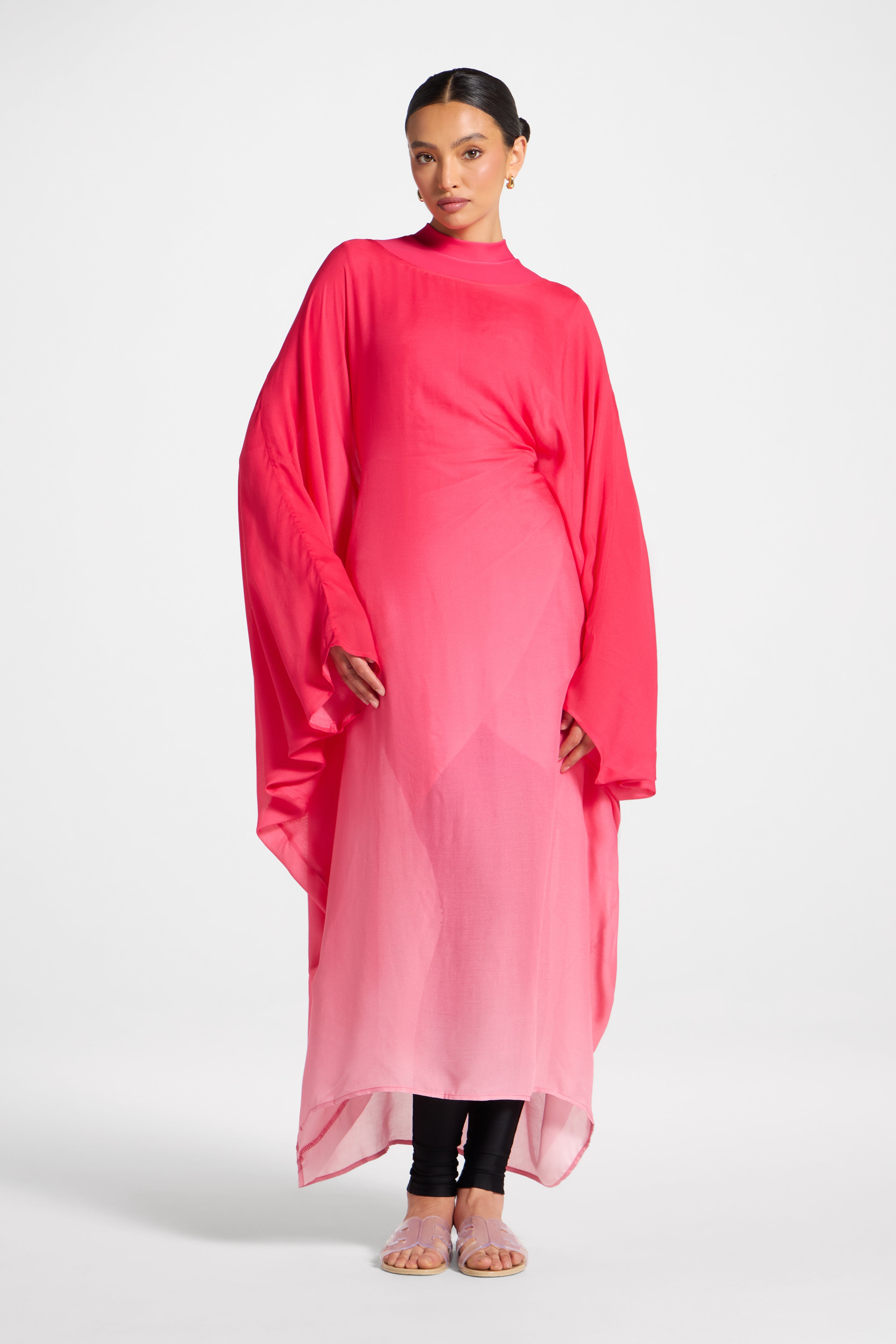 Robe de Plage Papillon à Nouer - Corail Ombré Maillots de bain Modeen