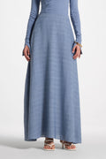 Jupe Longue Cercle - Denim Jupes Modeen