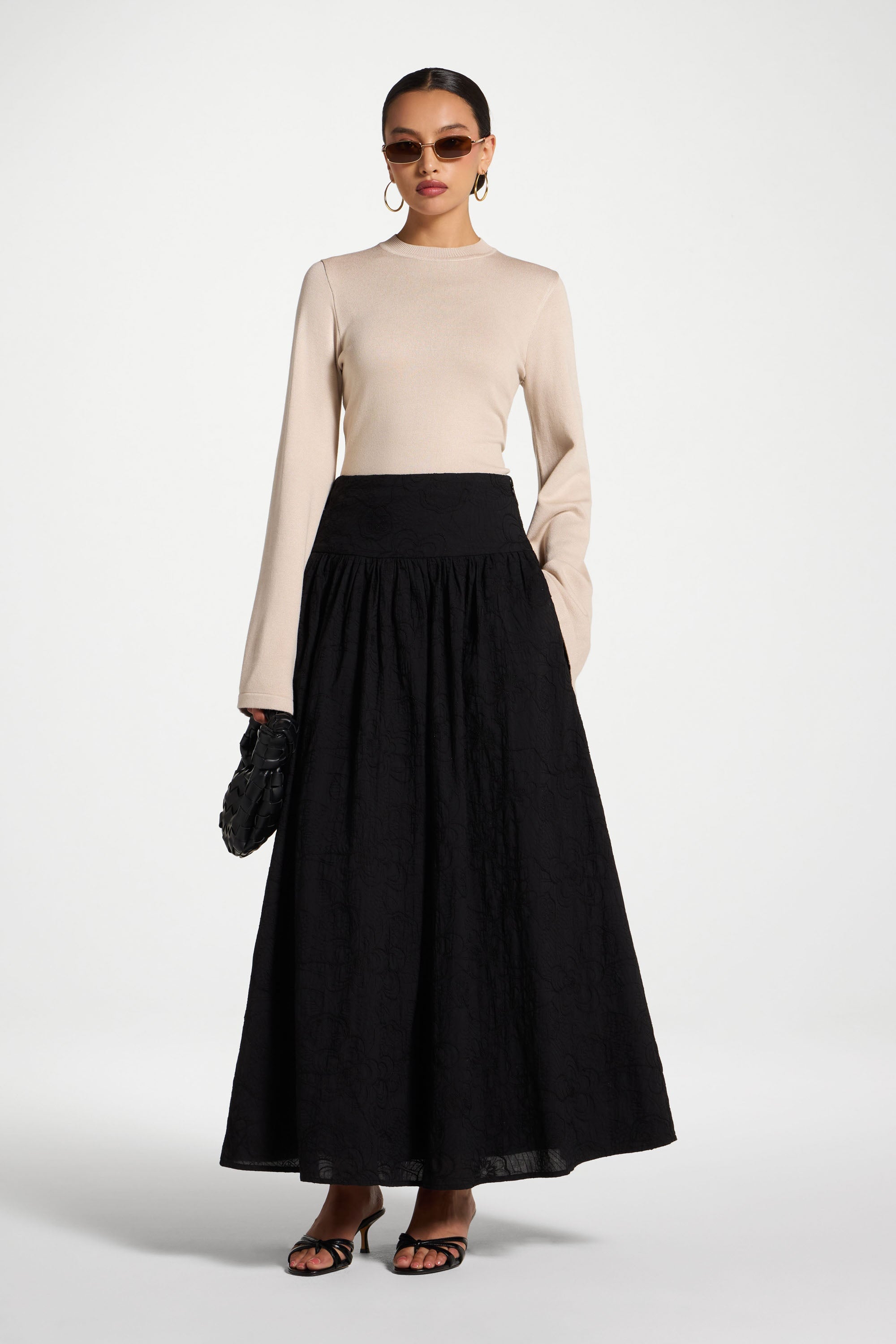Jupe en Coton - Noir Jupes Modeen