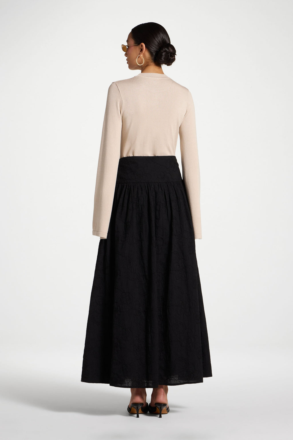 Jupe en Coton - Noir Jupes Modeen